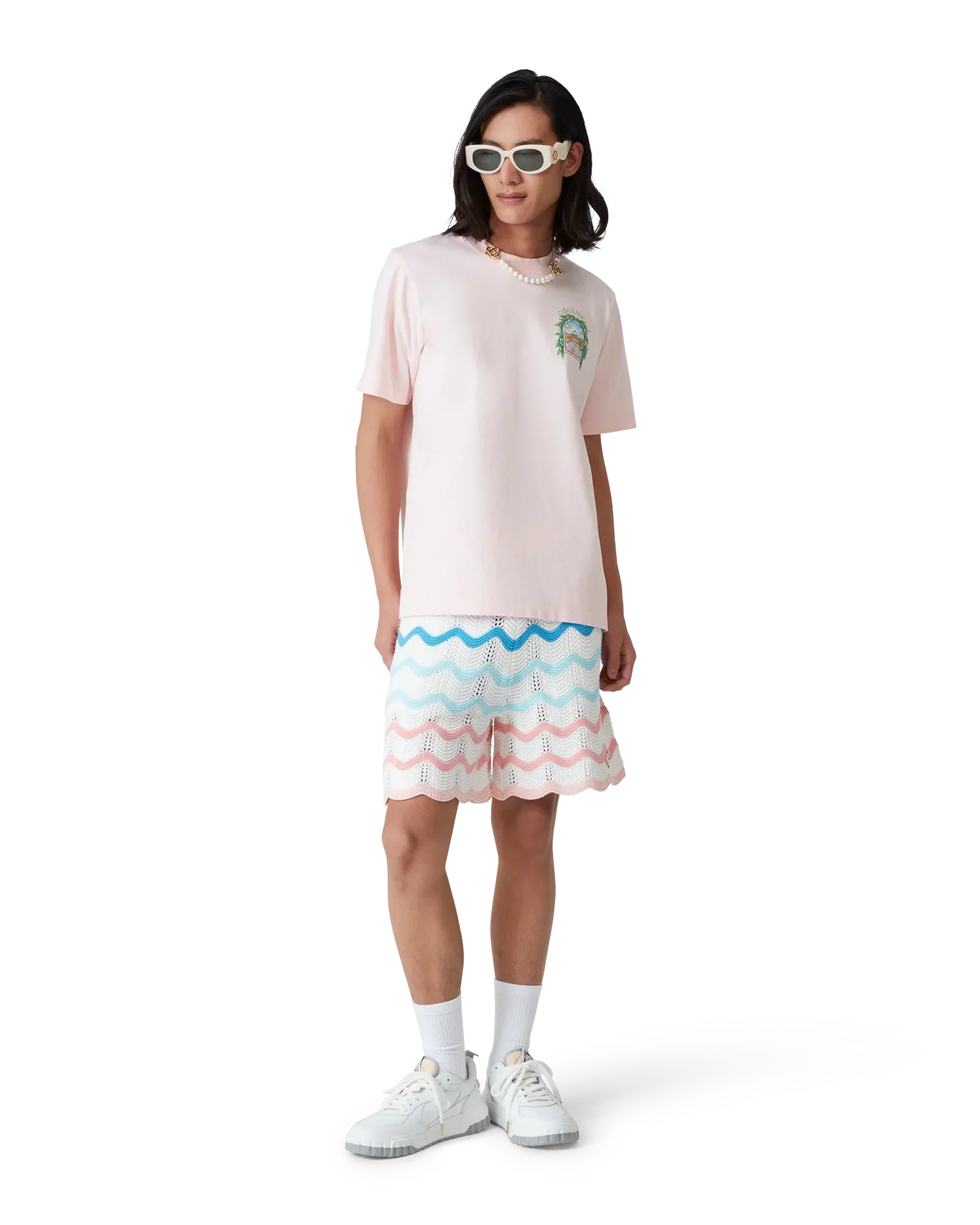 L'Arche De Tennis Short Sleeve T-Shirt | Casablanca Paris | Image 2