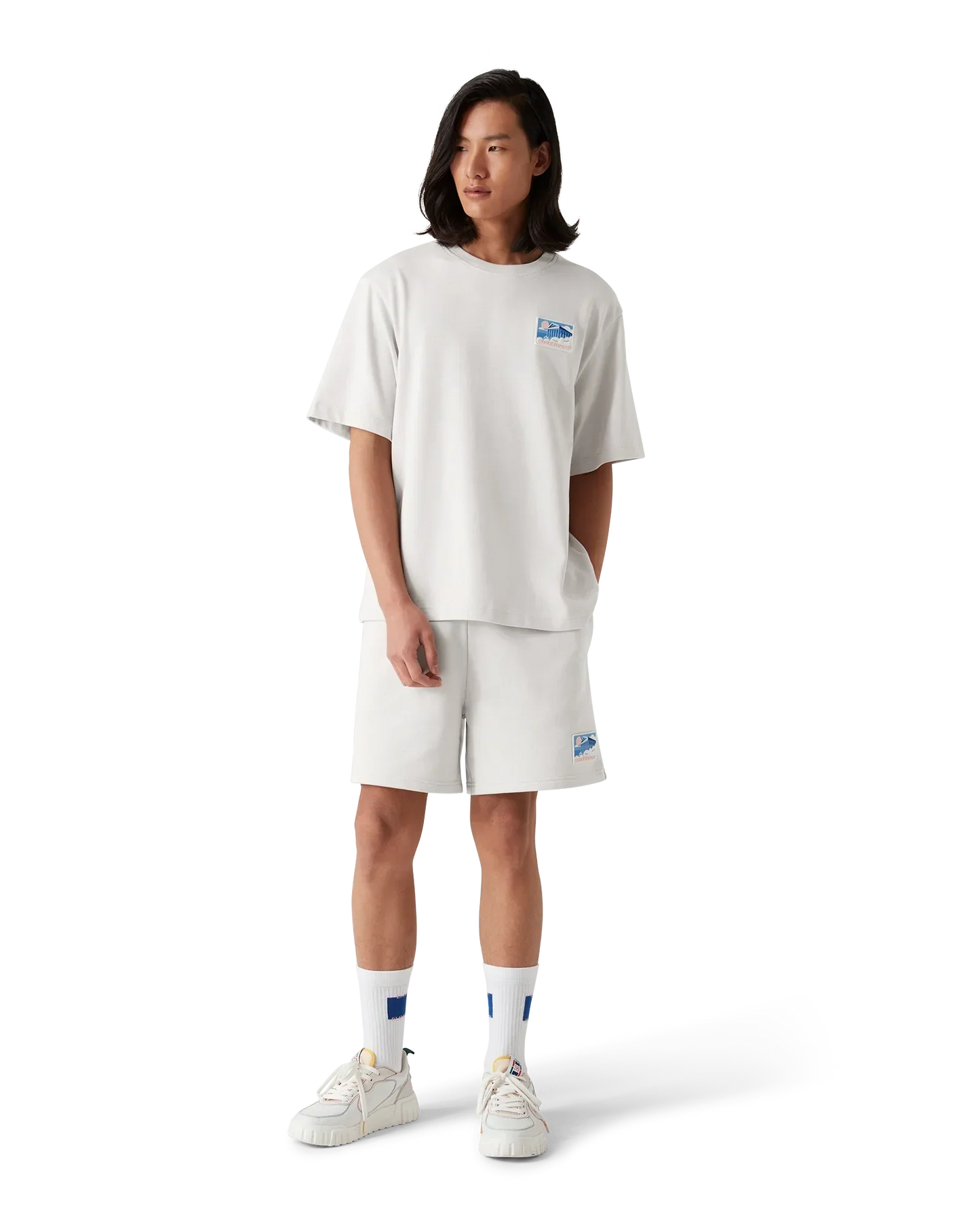 Greek Temple Short Sleeve T-Shirt | Casablanca Paris | Image 2