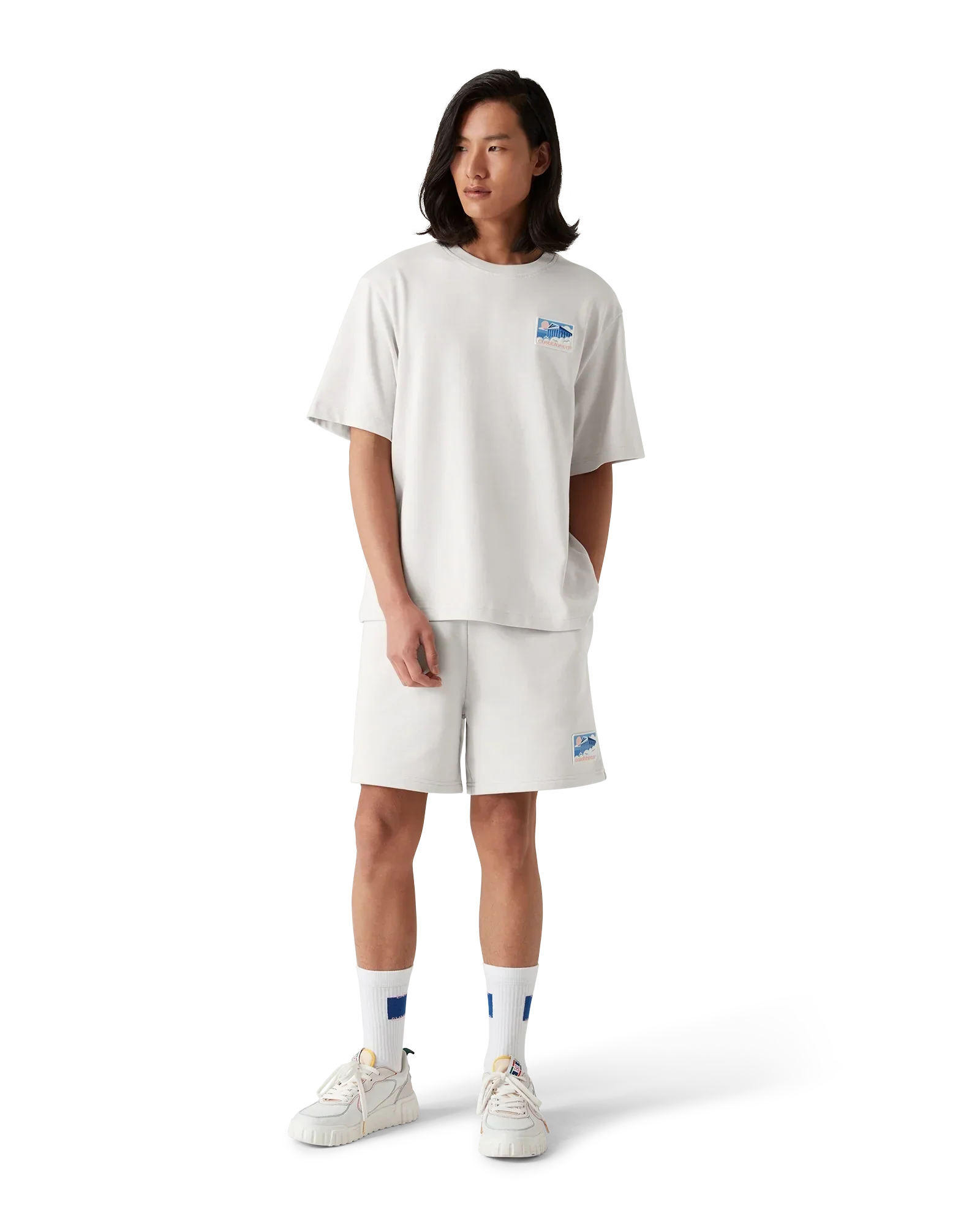 Greek Temple Short Sleeve T-Shirt | Casablanca Paris | Image 2