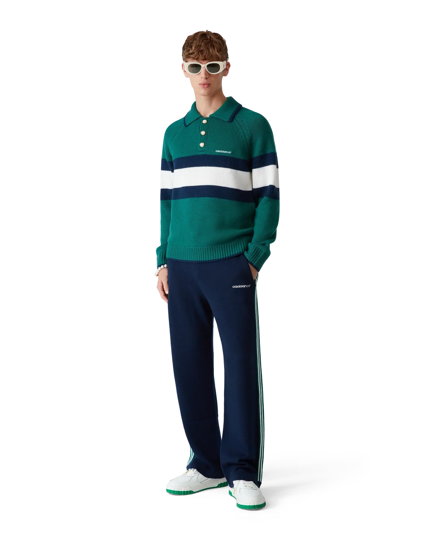 Colourblock Polo Shirt | Casablanca Paris | Image 2