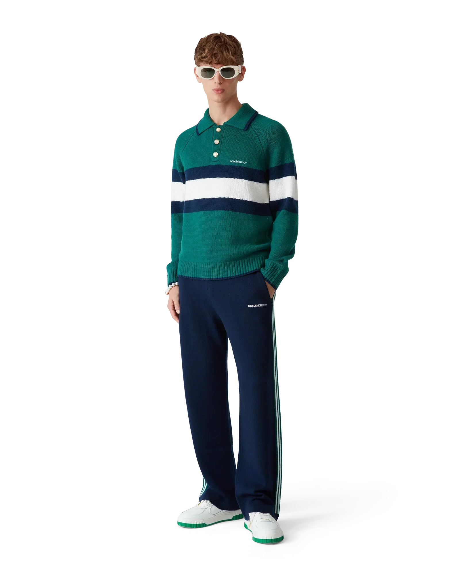 Colourblock Polo Shirt | Casablanca Paris | Image 2