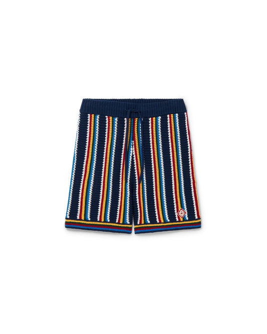 Crochet Stripe Shorts | Casablanca Paris | Image 1