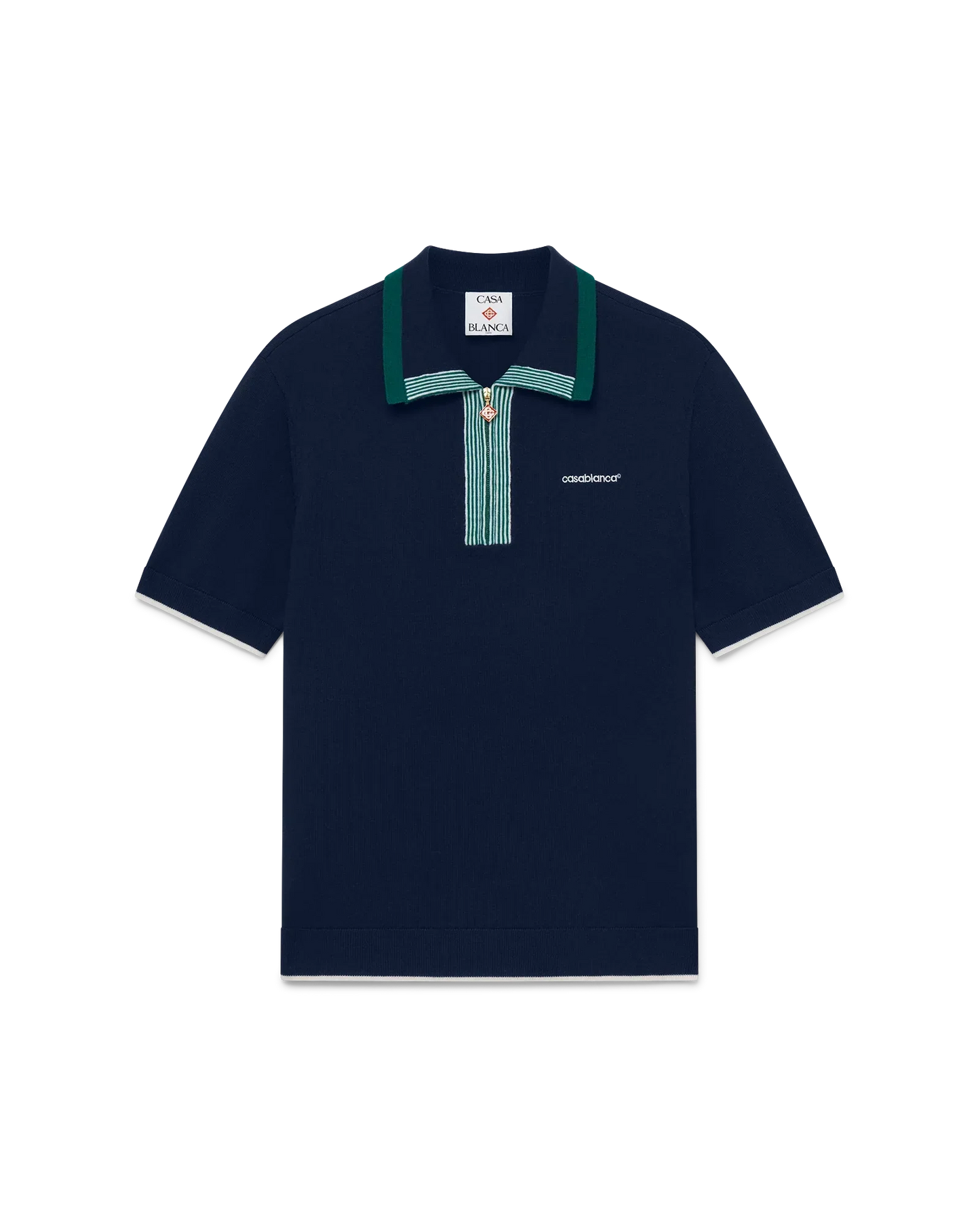 Knit Tennis Polo Shirt | Casablanca Paris | Image 1