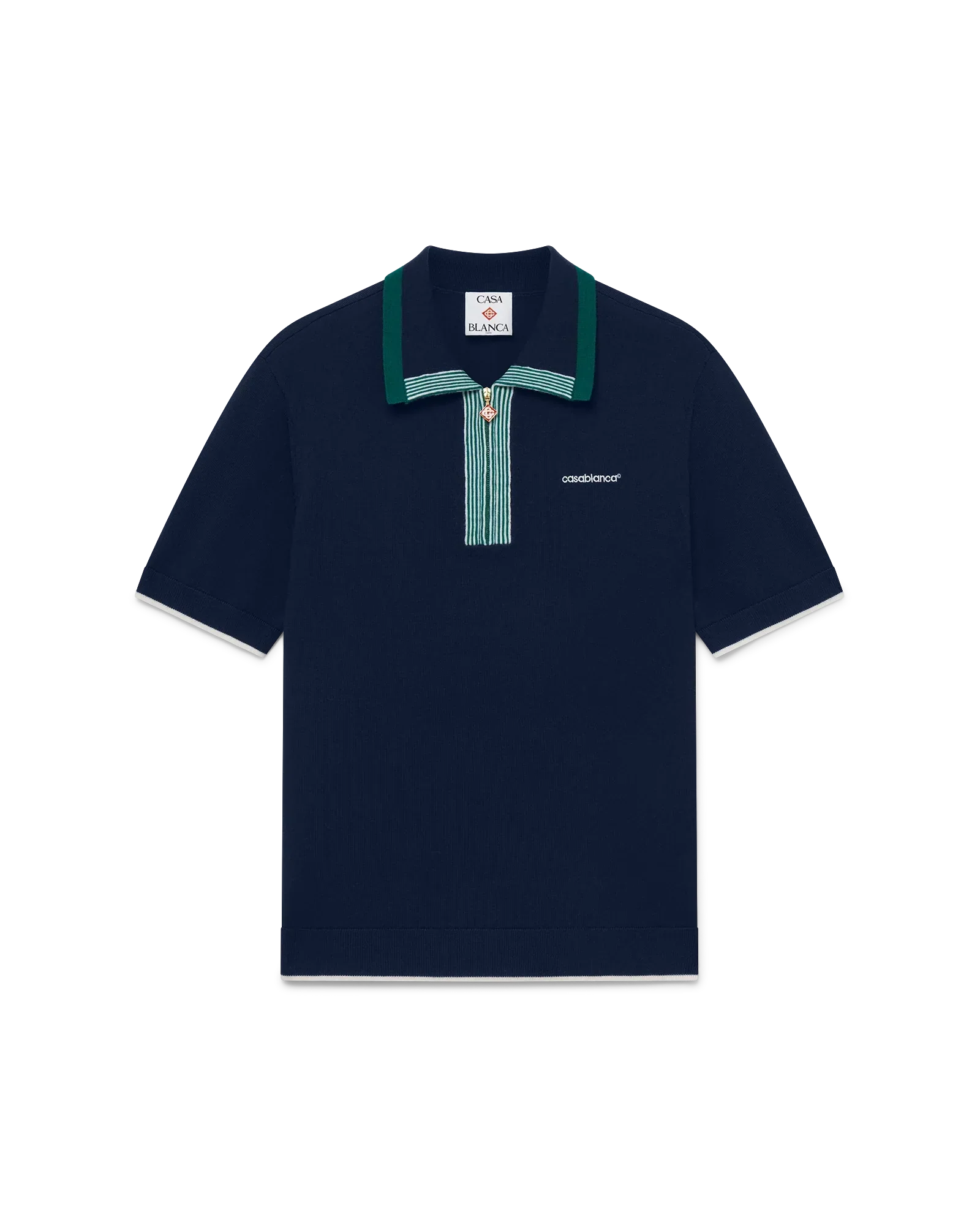 Knit Tennis Polo Shirt | Casablanca Paris | Image 1