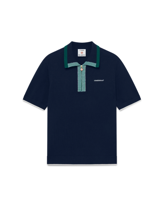 Knit Tennis Polo Shirt | Casablanca Paris | Image 1