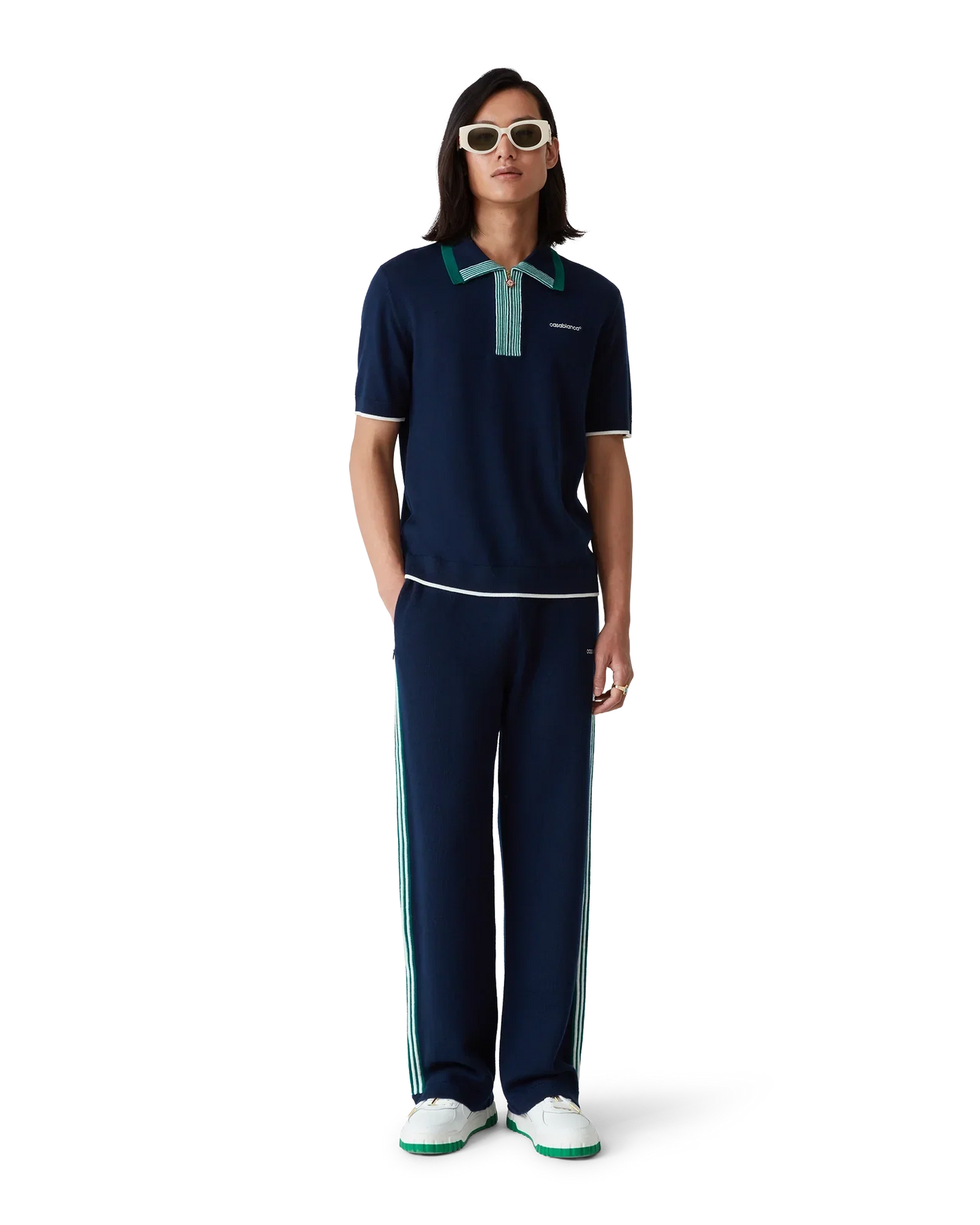 Knit Tennis Polo Shirt | Casablanca Paris | Image 2