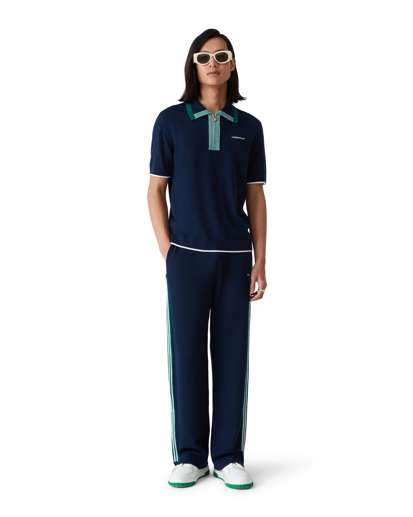 Knit Tennis Polo Shirt | Casablanca Paris | Image 2