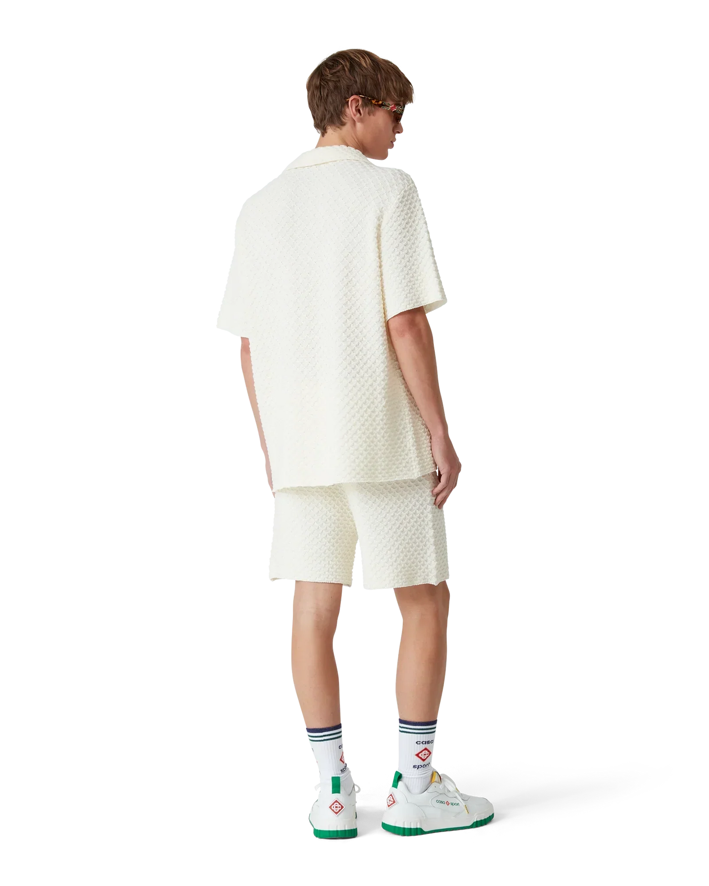 Textured Knitted Shorts | Casablanca Paris | Image 3