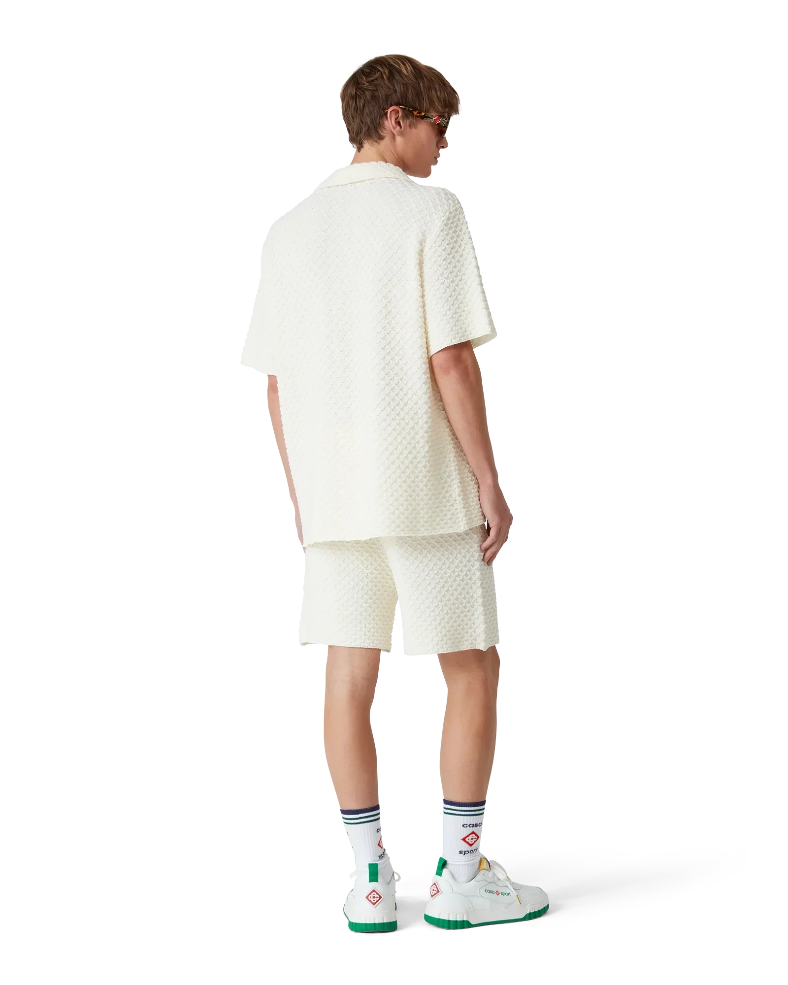 Textured Knitted Shorts | Casablanca Paris | Image 3