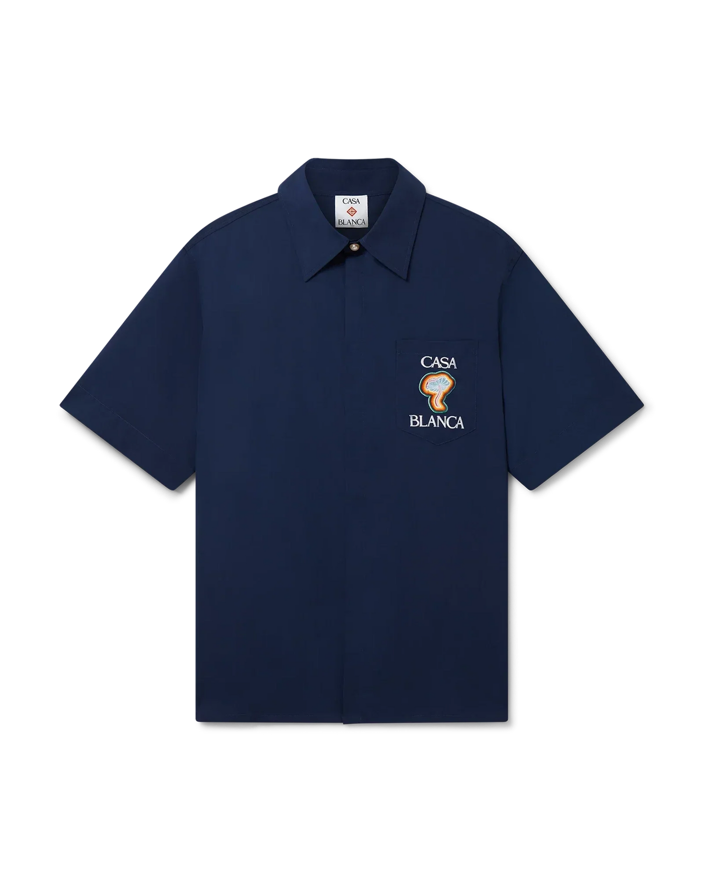 Rainbow Mushroom Short Sleeve Shirt | Casablanca Paris | Image 1