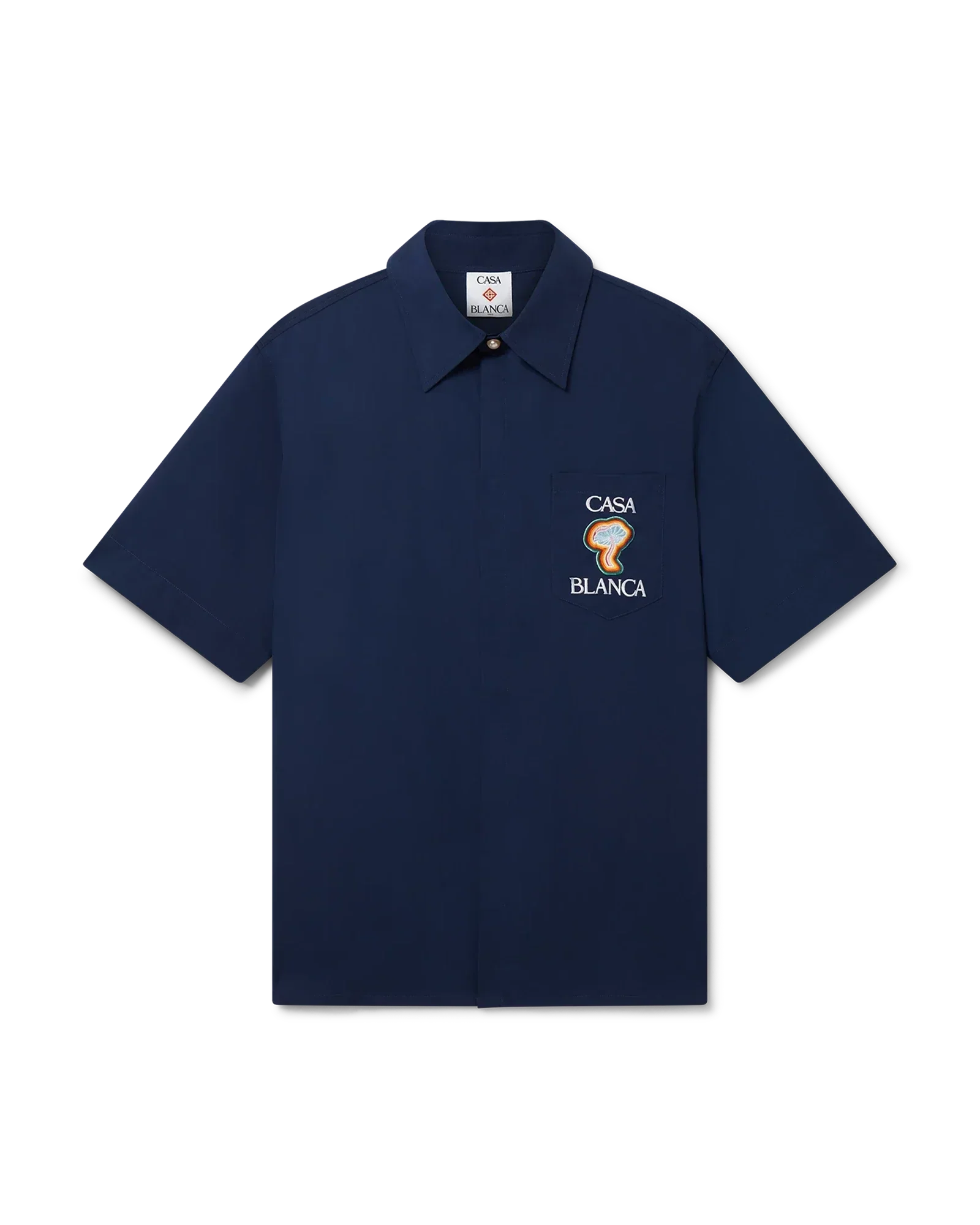Rainbow Mushroom Short Sleeve Shirt | Casablanca Paris | Image 1