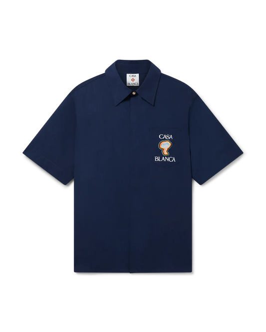 Rainbow Mushroom Short Sleeve Shirt | Casablanca Paris | Image 1