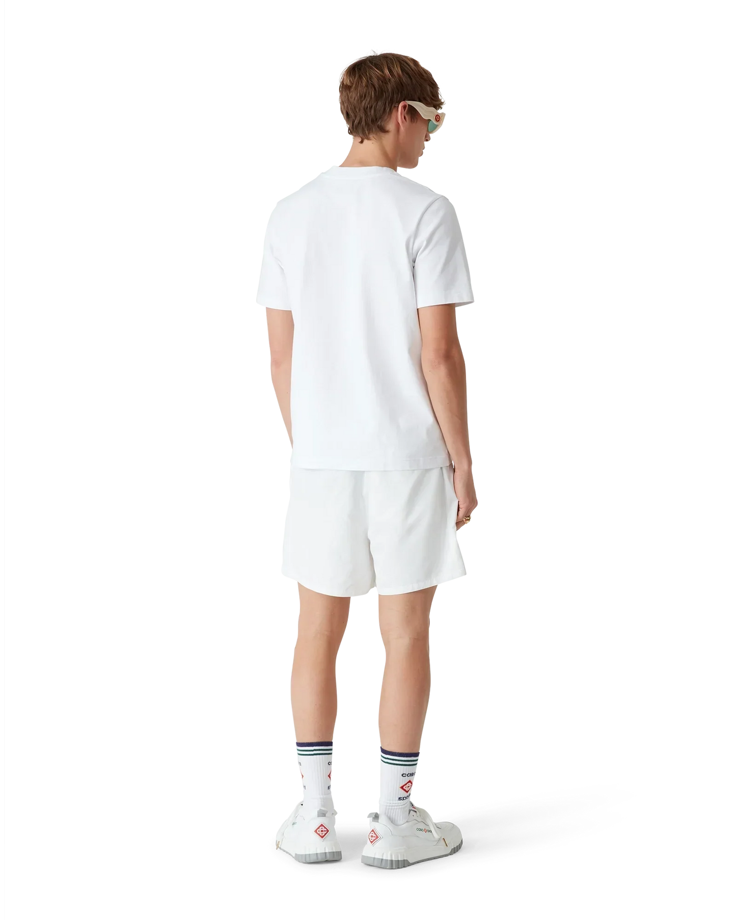 Midnight Acropolis Windbreaker Shorts | Casablanca Paris | Image 3