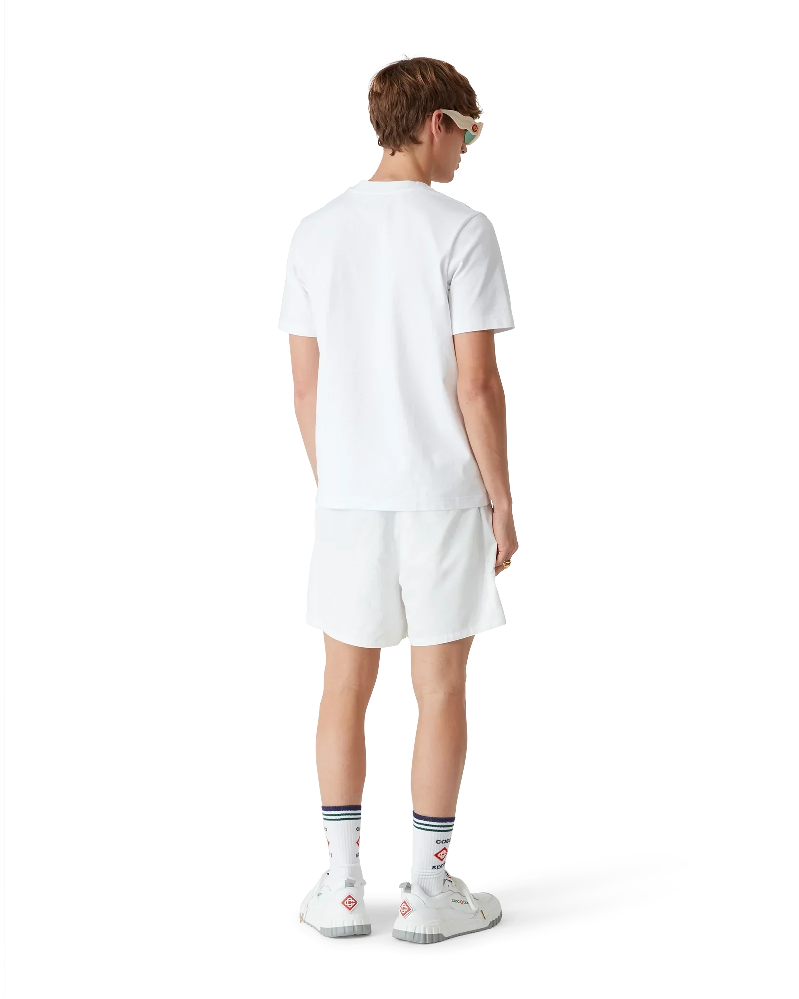 Midnight Acropolis Windbreaker Shorts | Casablanca Paris | Image 3