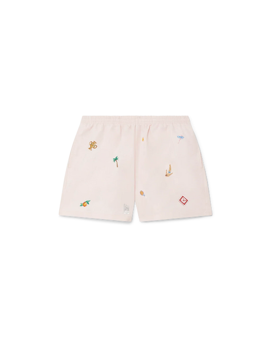 Embroidered Motif Swim Shorts | Casablanca Paris | Image 1