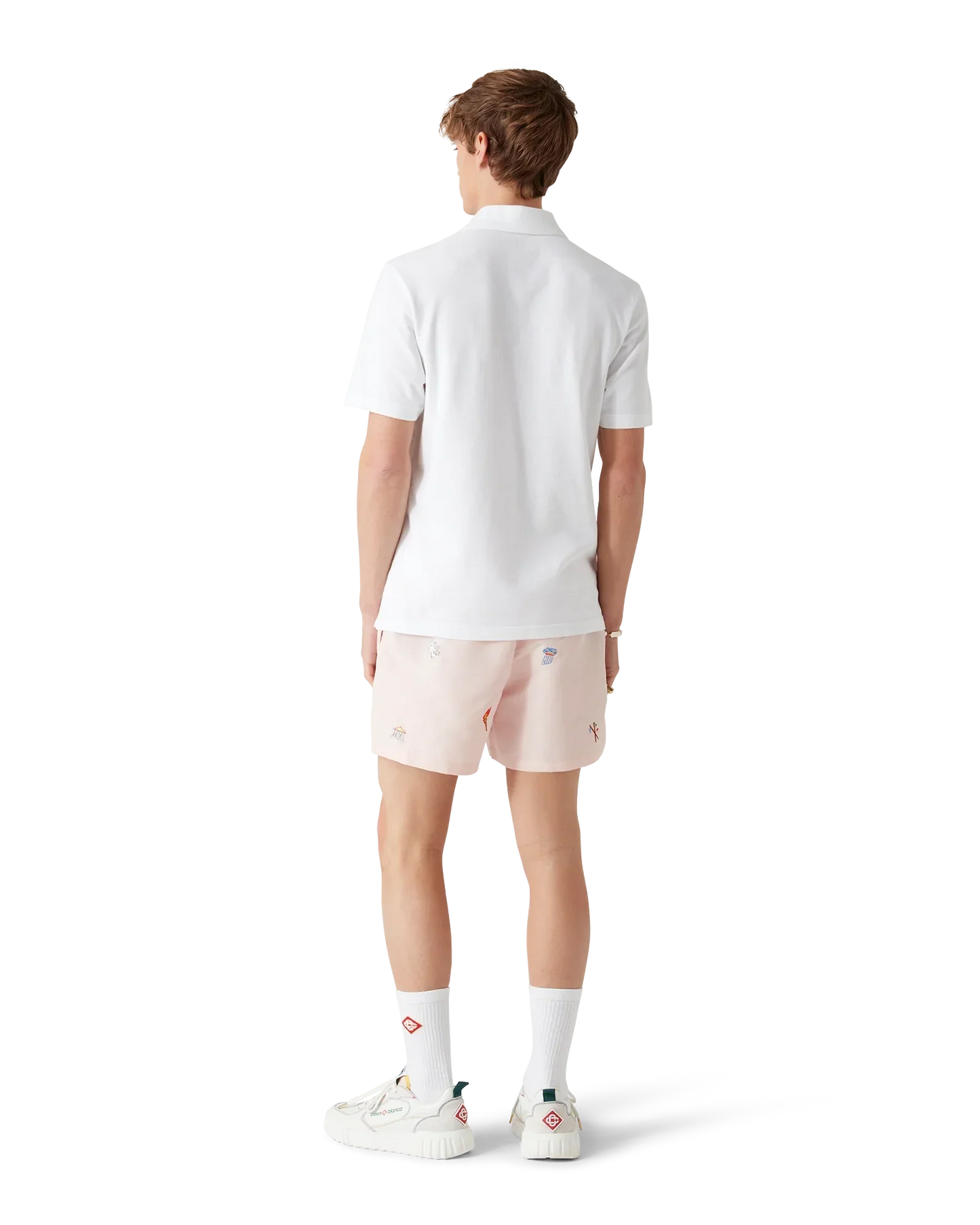 Embroidered Motif Swim Shorts | Casablanca Paris | Image 3