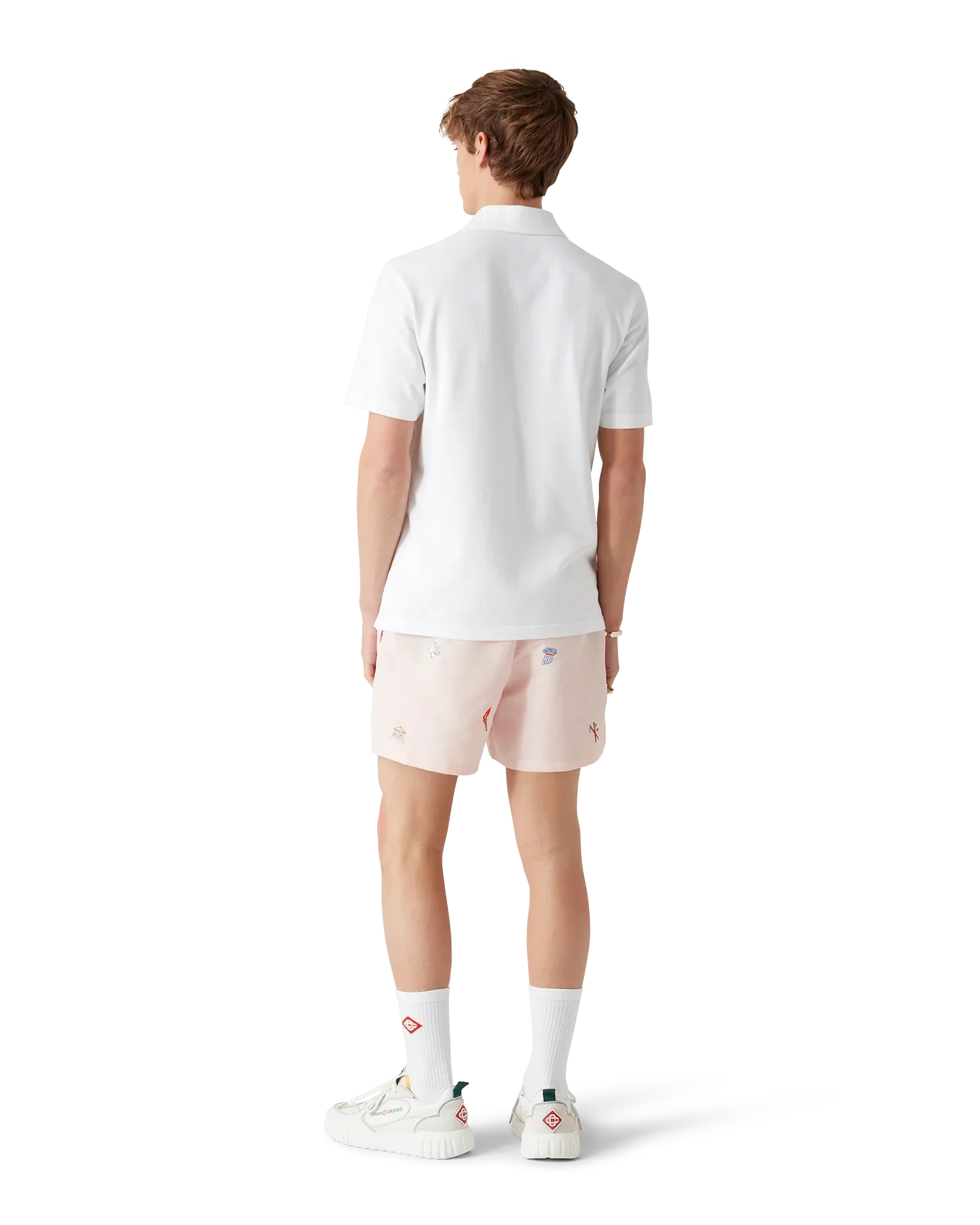 Embroidered Motif Swim Shorts | Casablanca Paris | Image 3