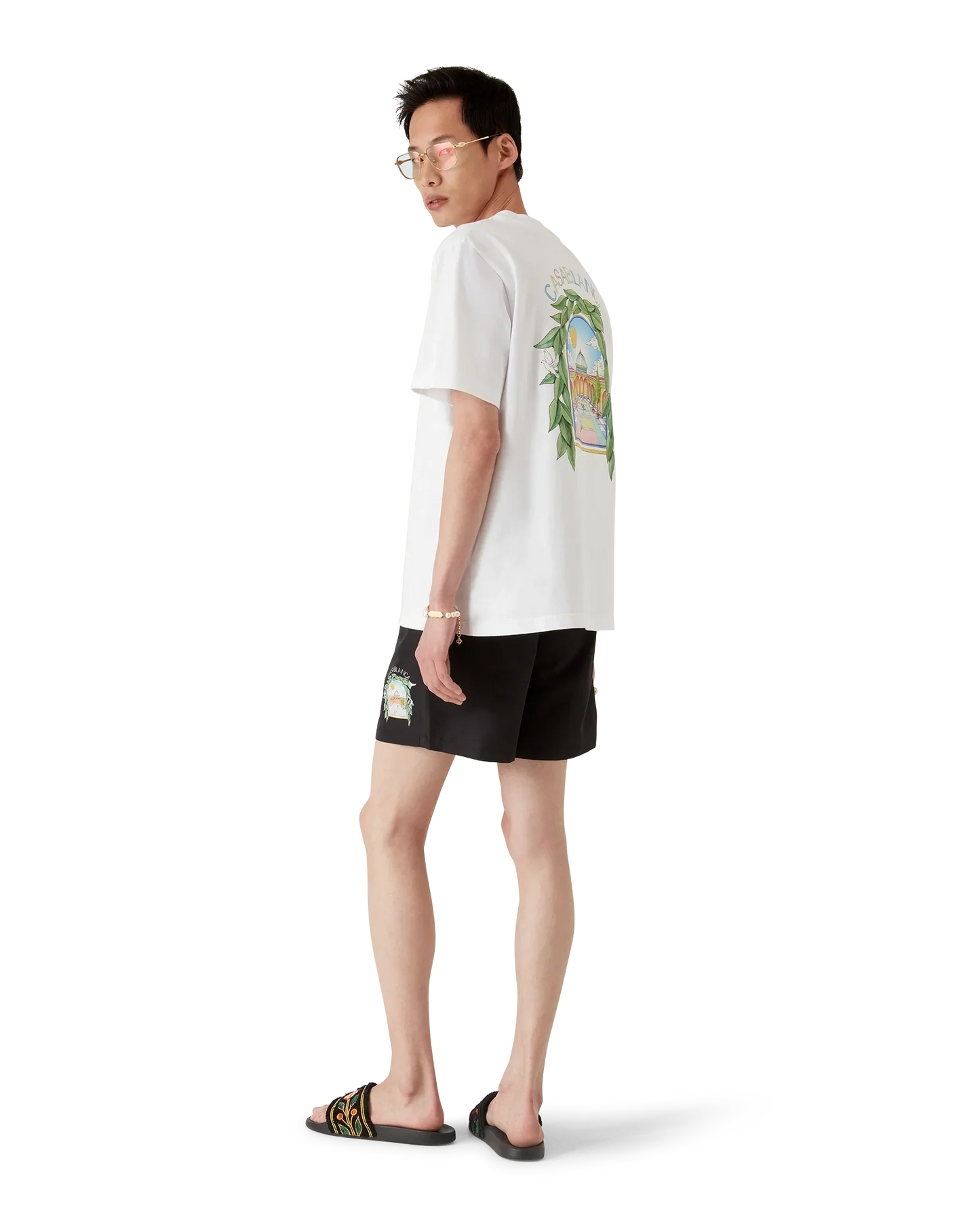 L'Arch De Tennis Swim Shorts | Casablanca Paris | Image 3