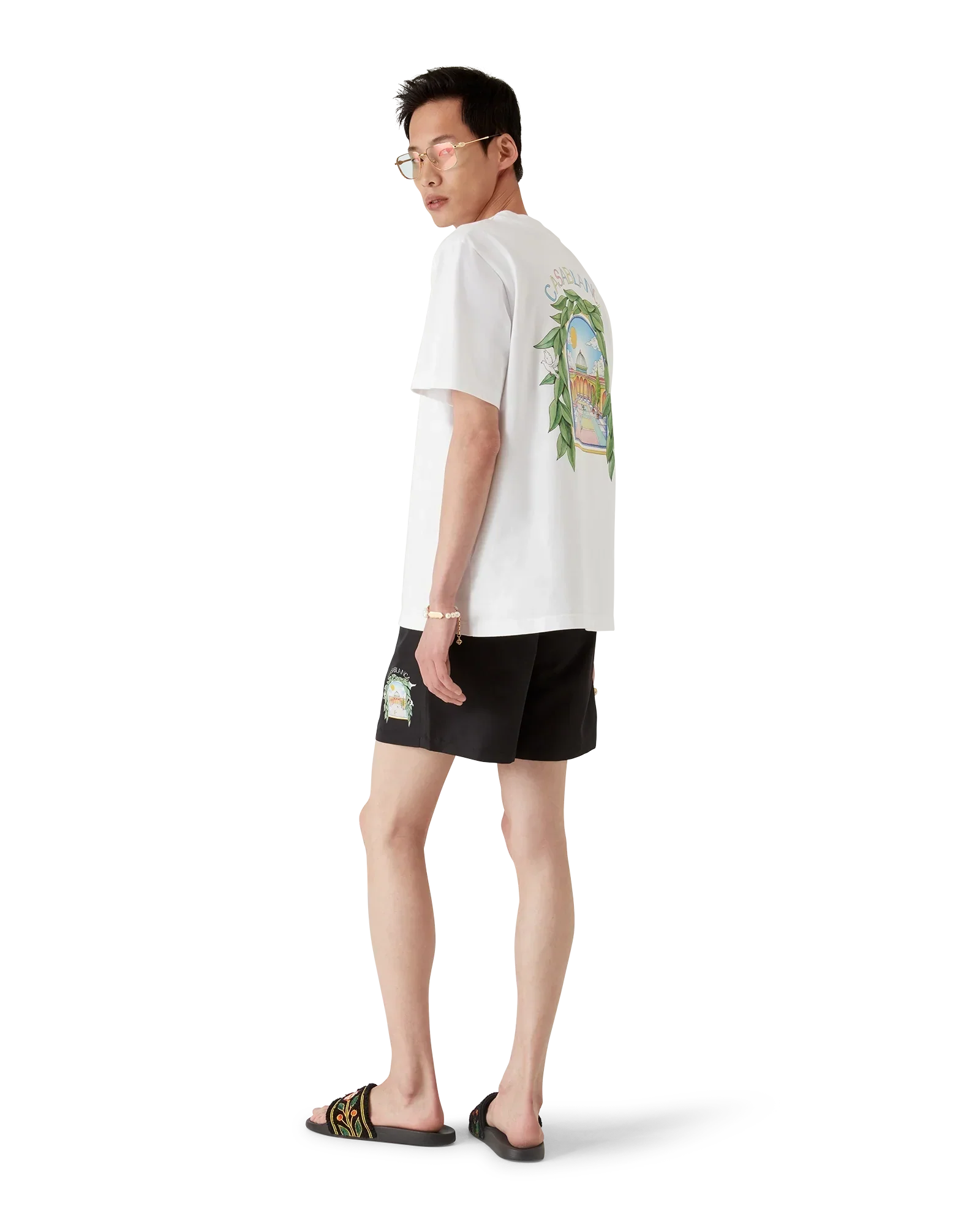 L'Arch De Tennis Swim Shorts | Casablanca Paris | Image 3