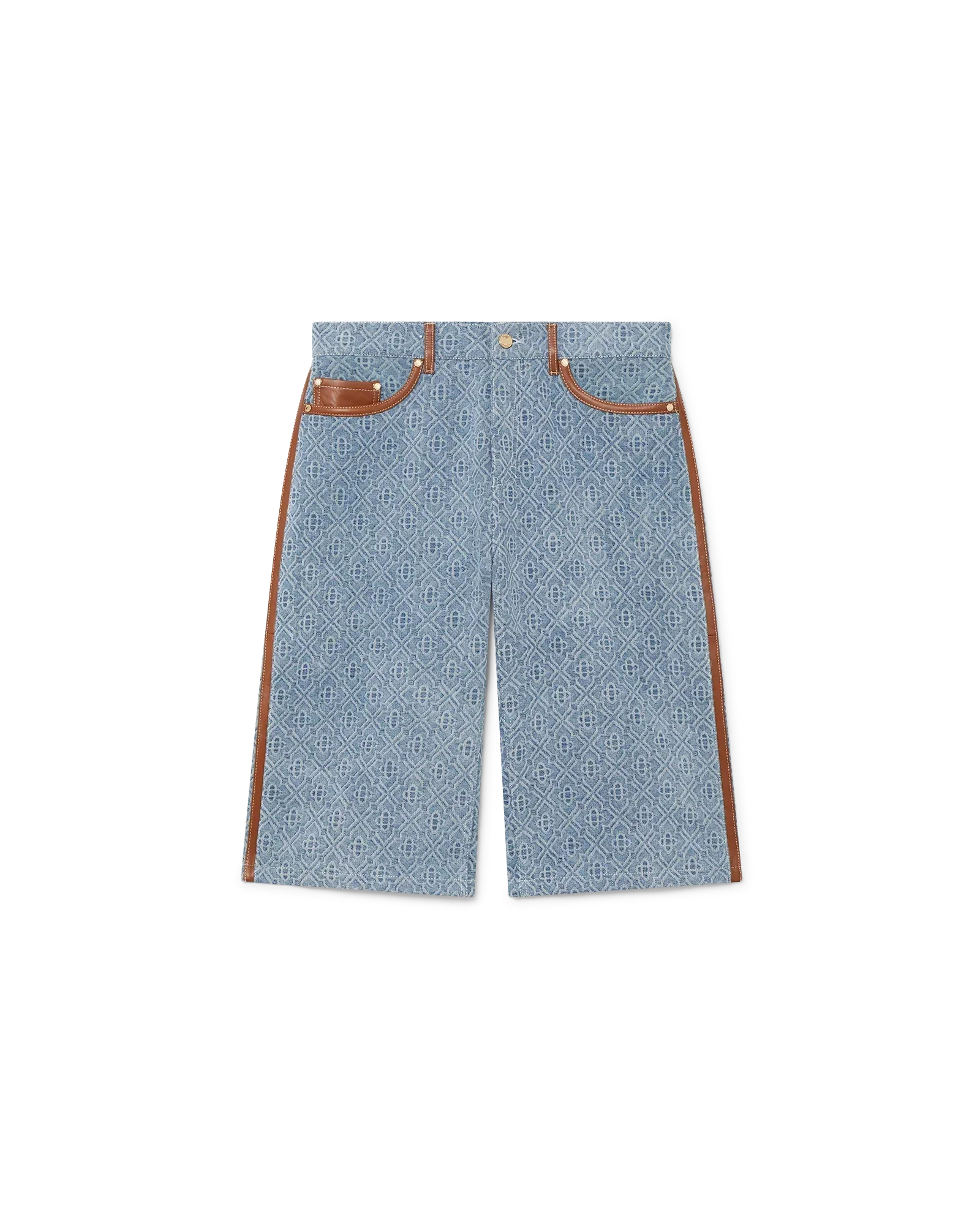 Monogram Jean Shorts | Casablanca Paris | Image 1