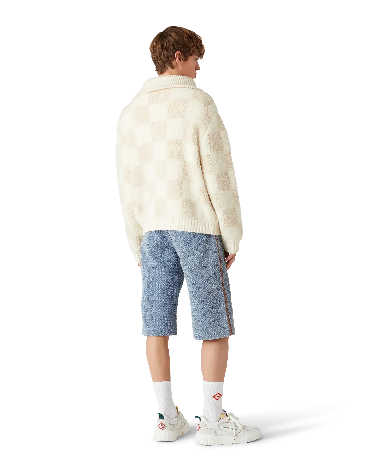 Monogram Jean Shorts | Casablanca Paris | Image 3