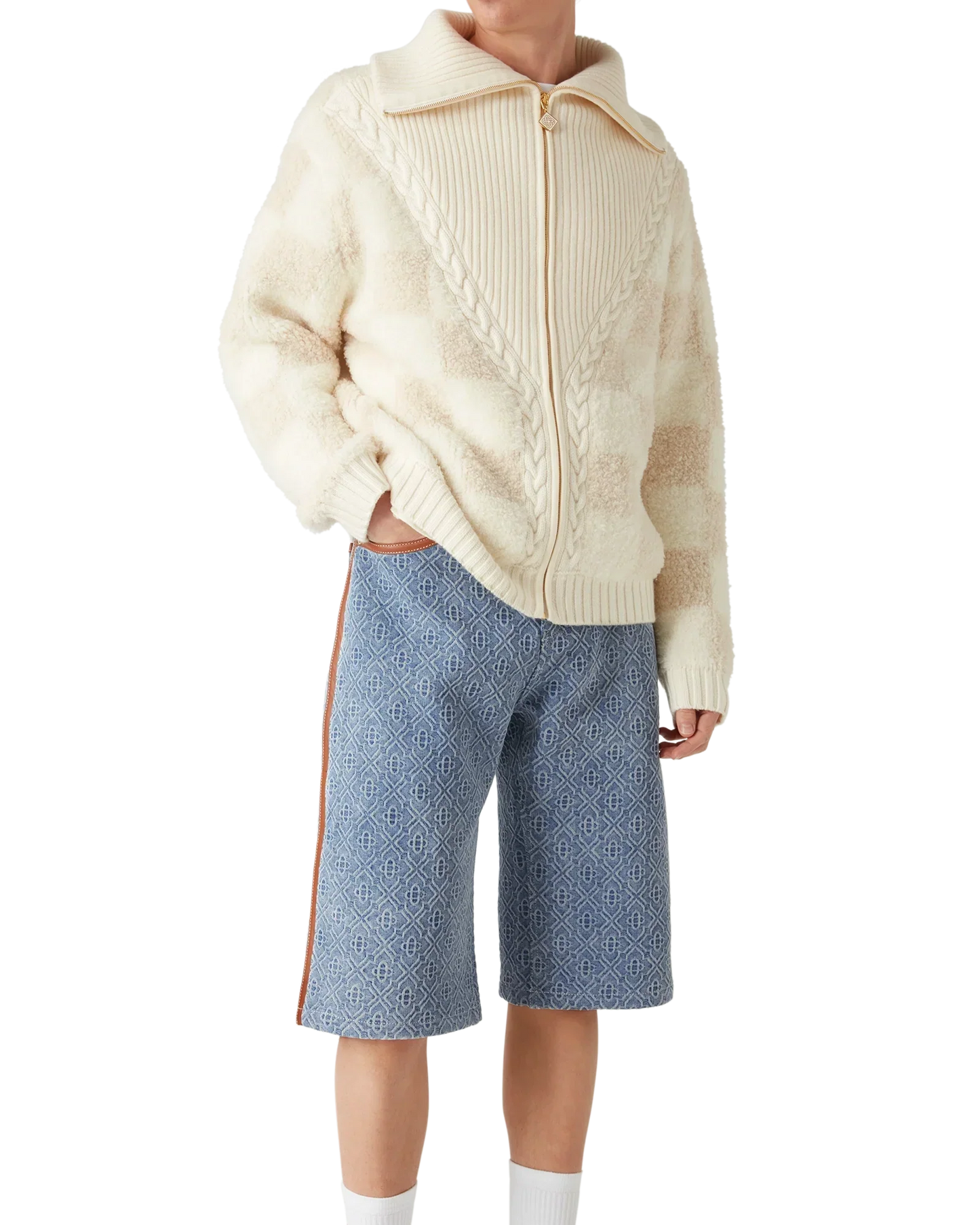 Monogram Jean Shorts | Casablanca Paris | Image 4