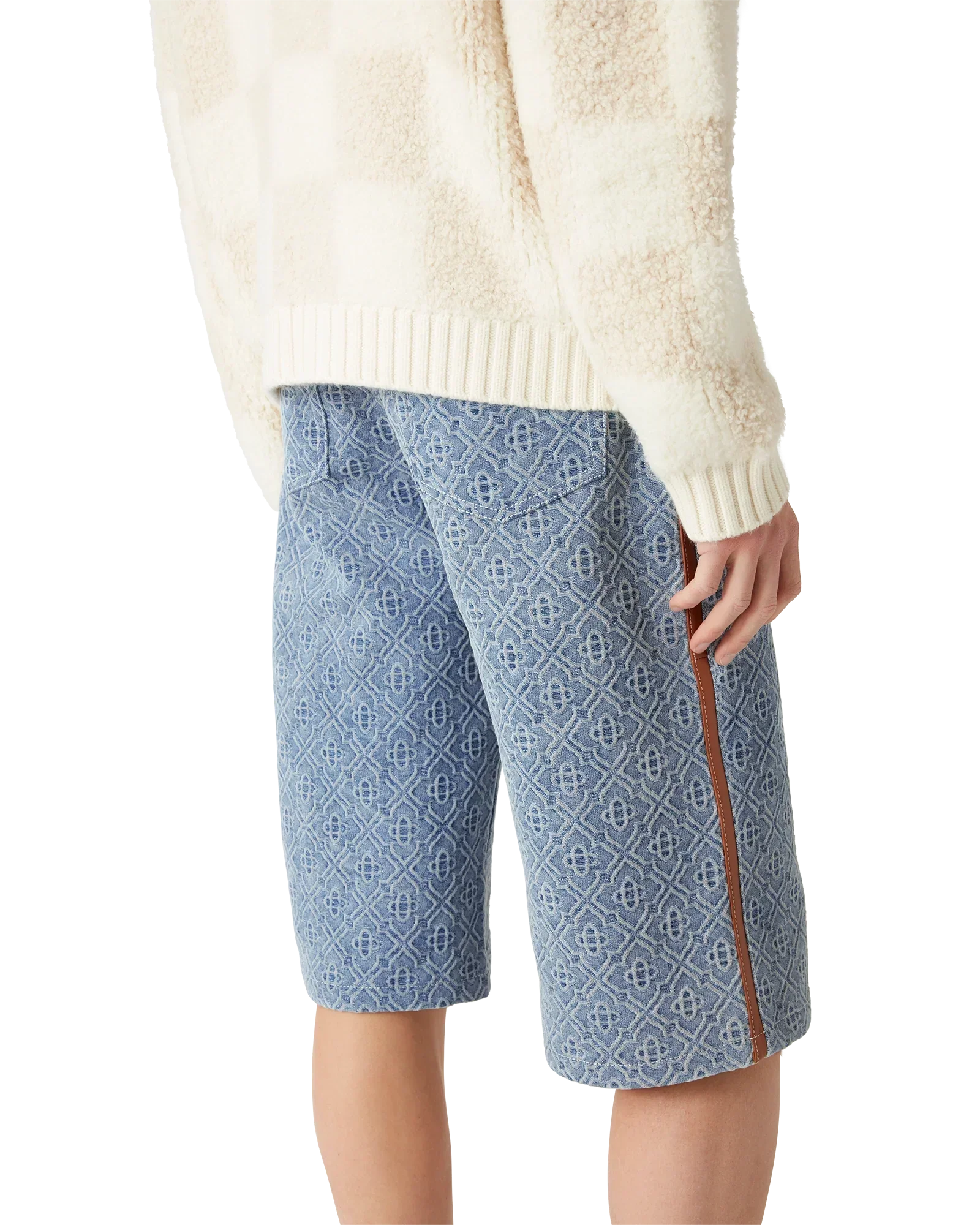 Monogram Jean Shorts | Casablanca Paris | Image 5