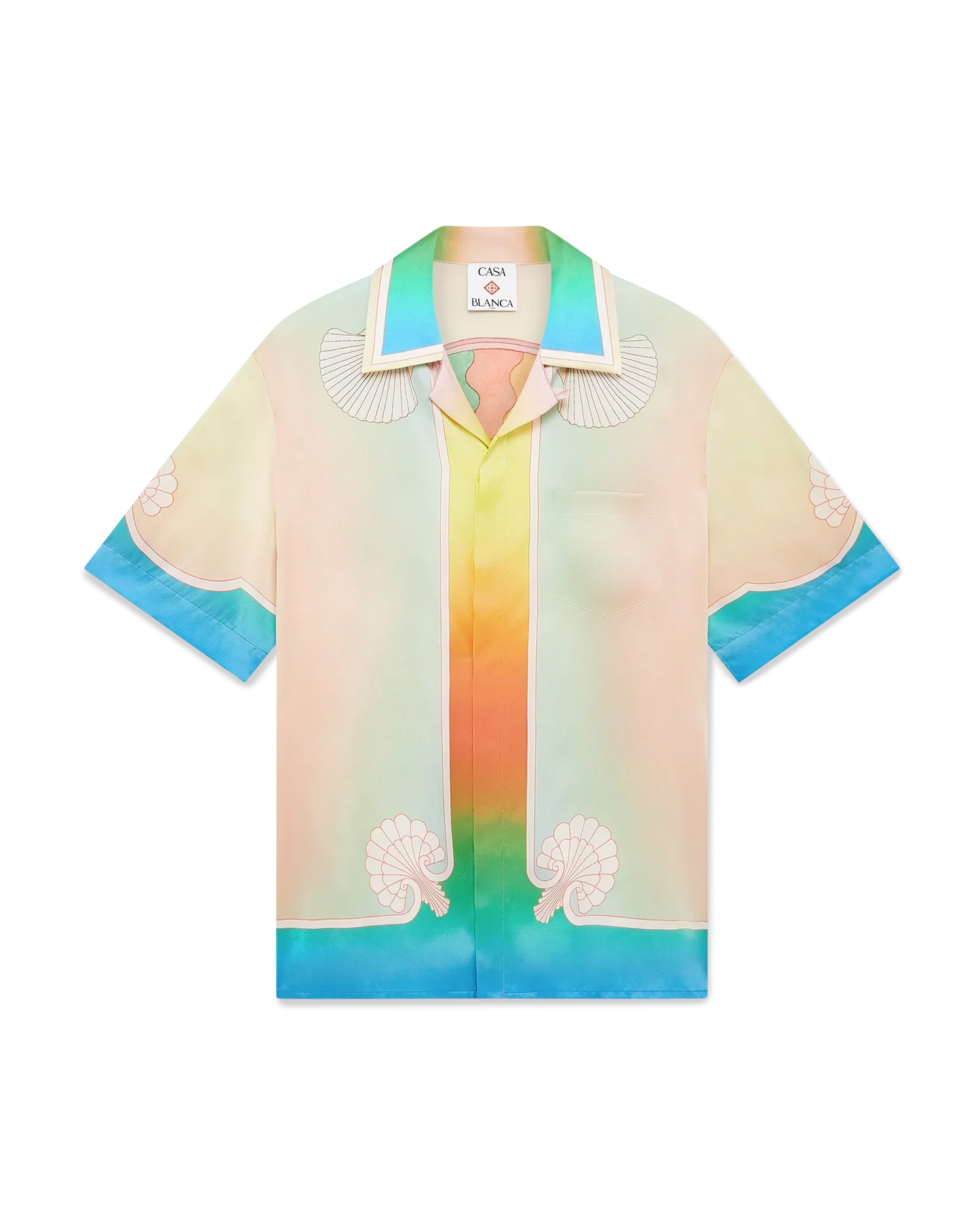 Lucid Dreams Short Sleeve Silk Shirt | Casablanca Paris | Image 10