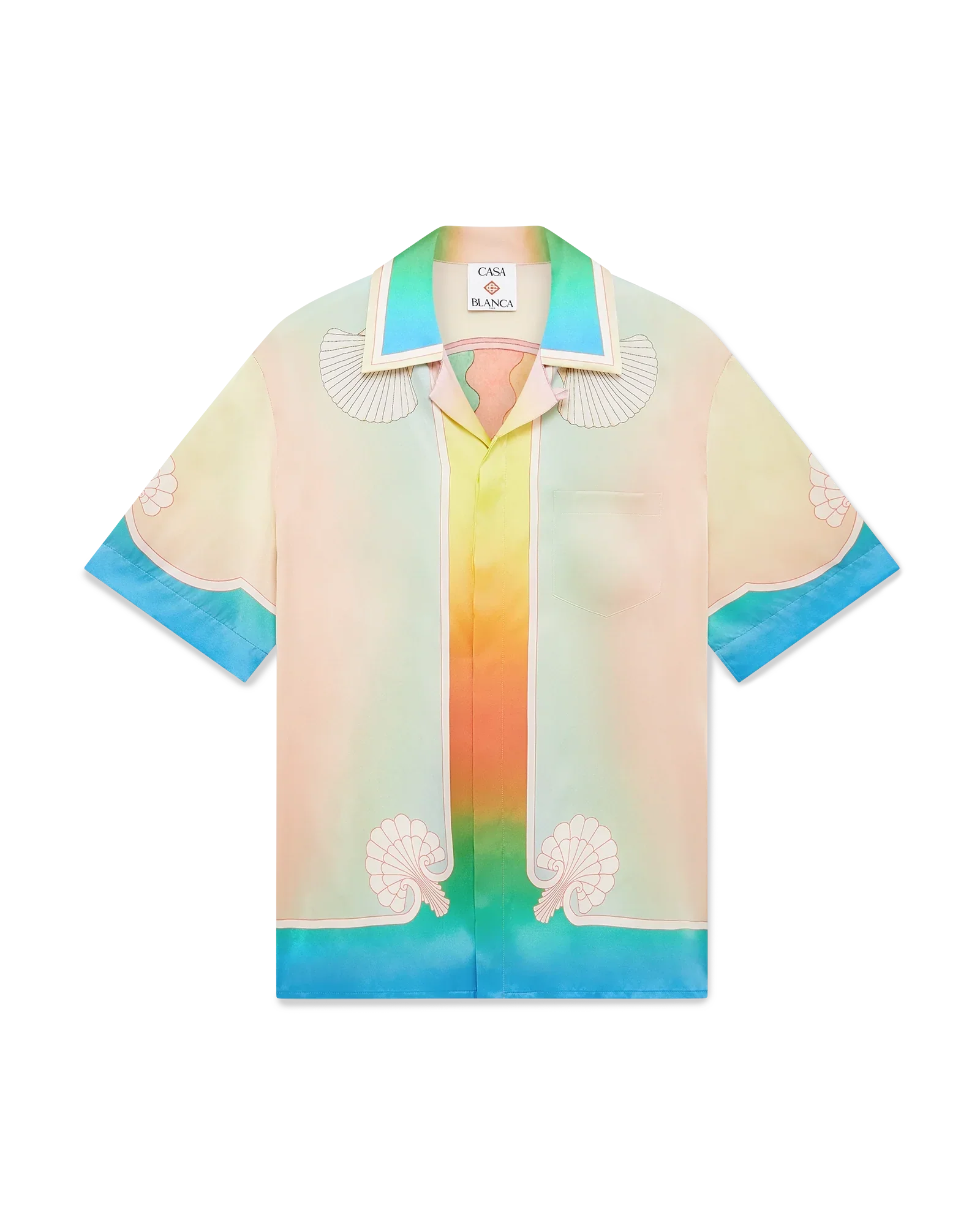 Lucid Dreams Short Sleeve Silk Shirt | Casablanca Paris | Image 10