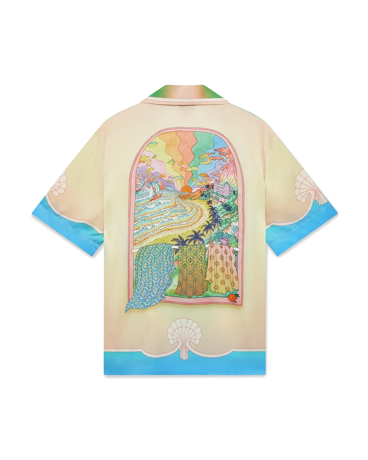 Lucid Dreams Short Sleeve Silk Shirt | Casablanca Paris | Image 1