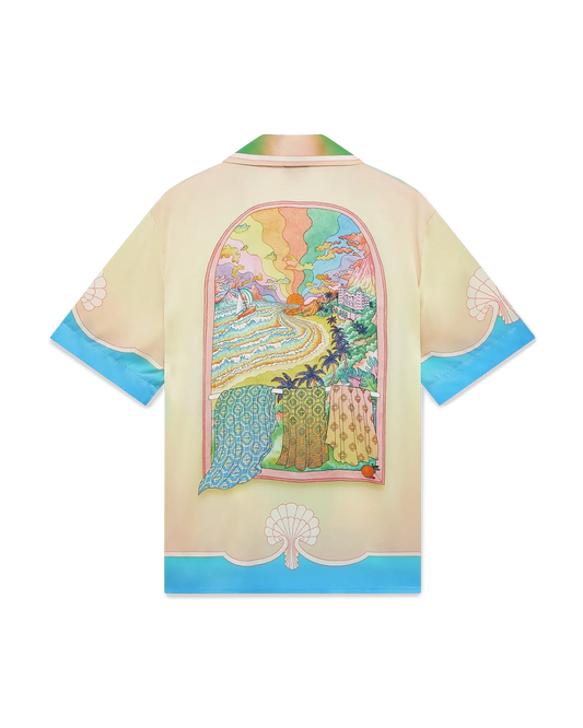 Lucid Dreams Short Sleeve Silk Shirt | Casablanca Paris | Image 1