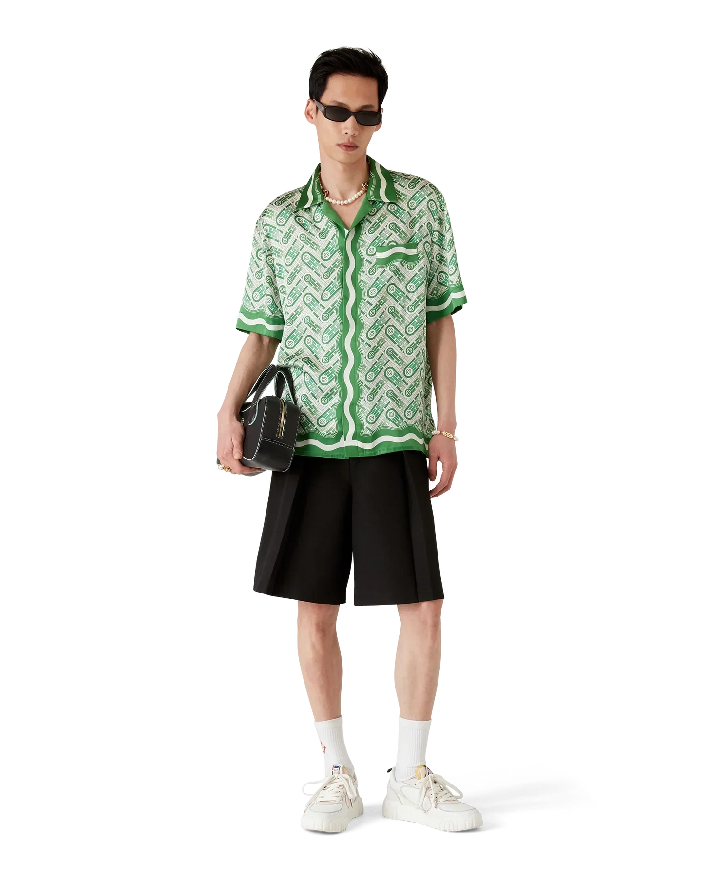 Ping Pong Short Sleeve Silk Shirt | Casablanca Paris | Image 3
