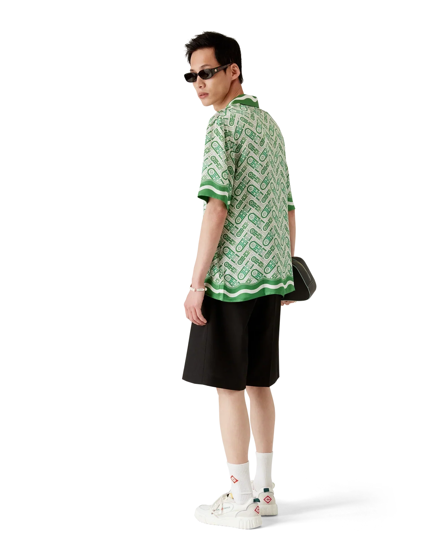 Ping Pong Short Sleeve Silk Shirt | Casablanca Paris | Image 5