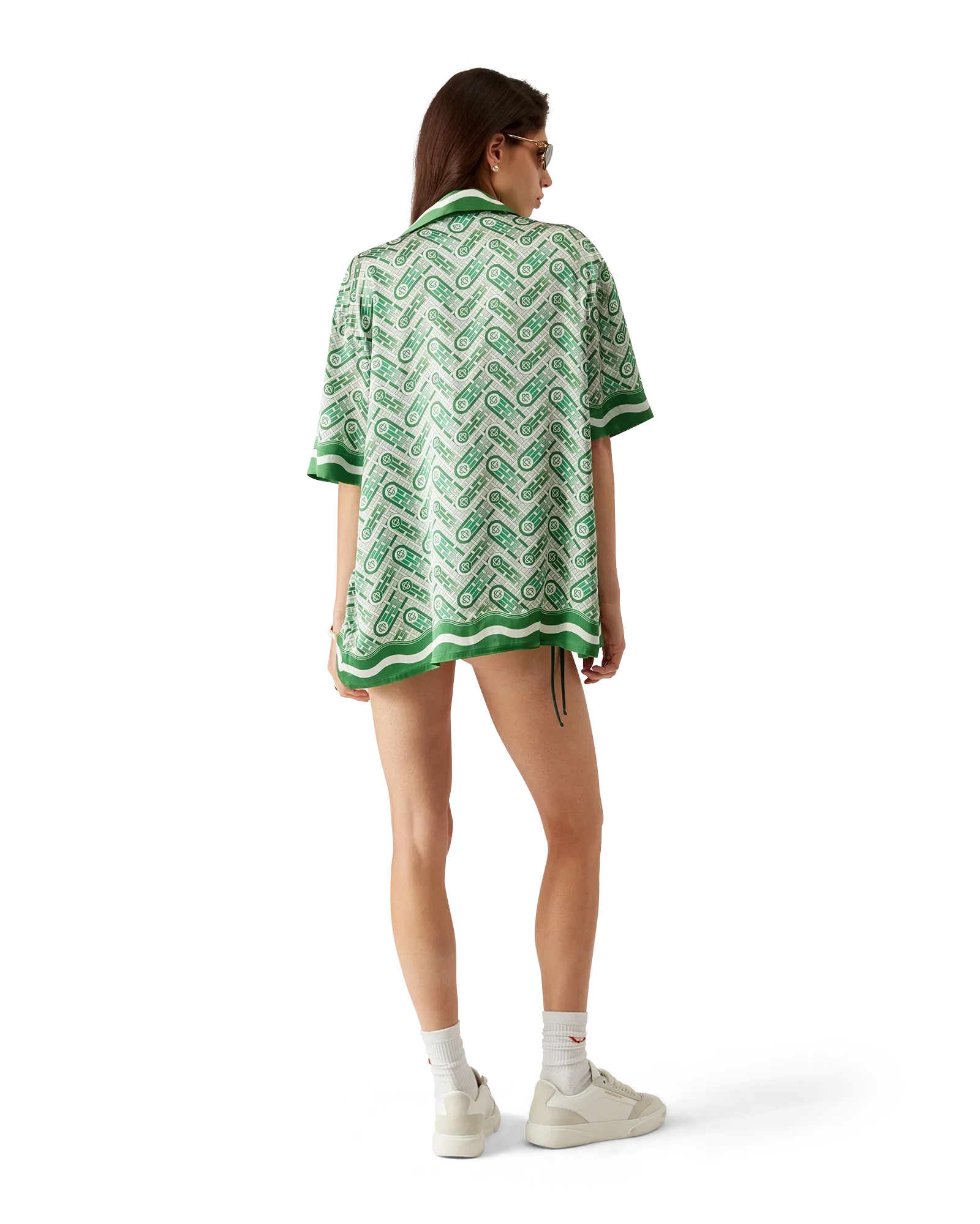 Ping Pong Short Sleeve Silk Shirt | Casablanca Paris | Image 4