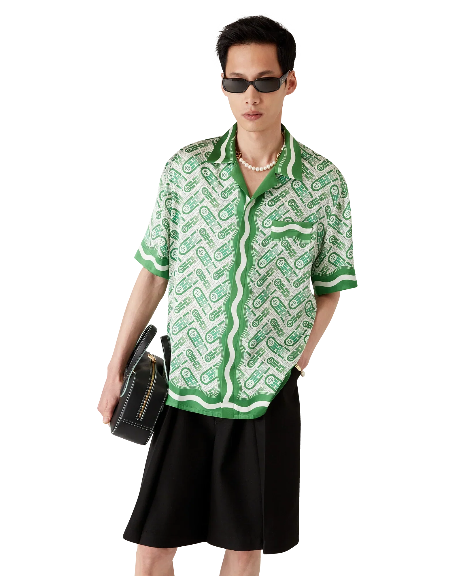 Ping Pong Short Sleeve Silk Shirt | Casablanca Paris | Image 7