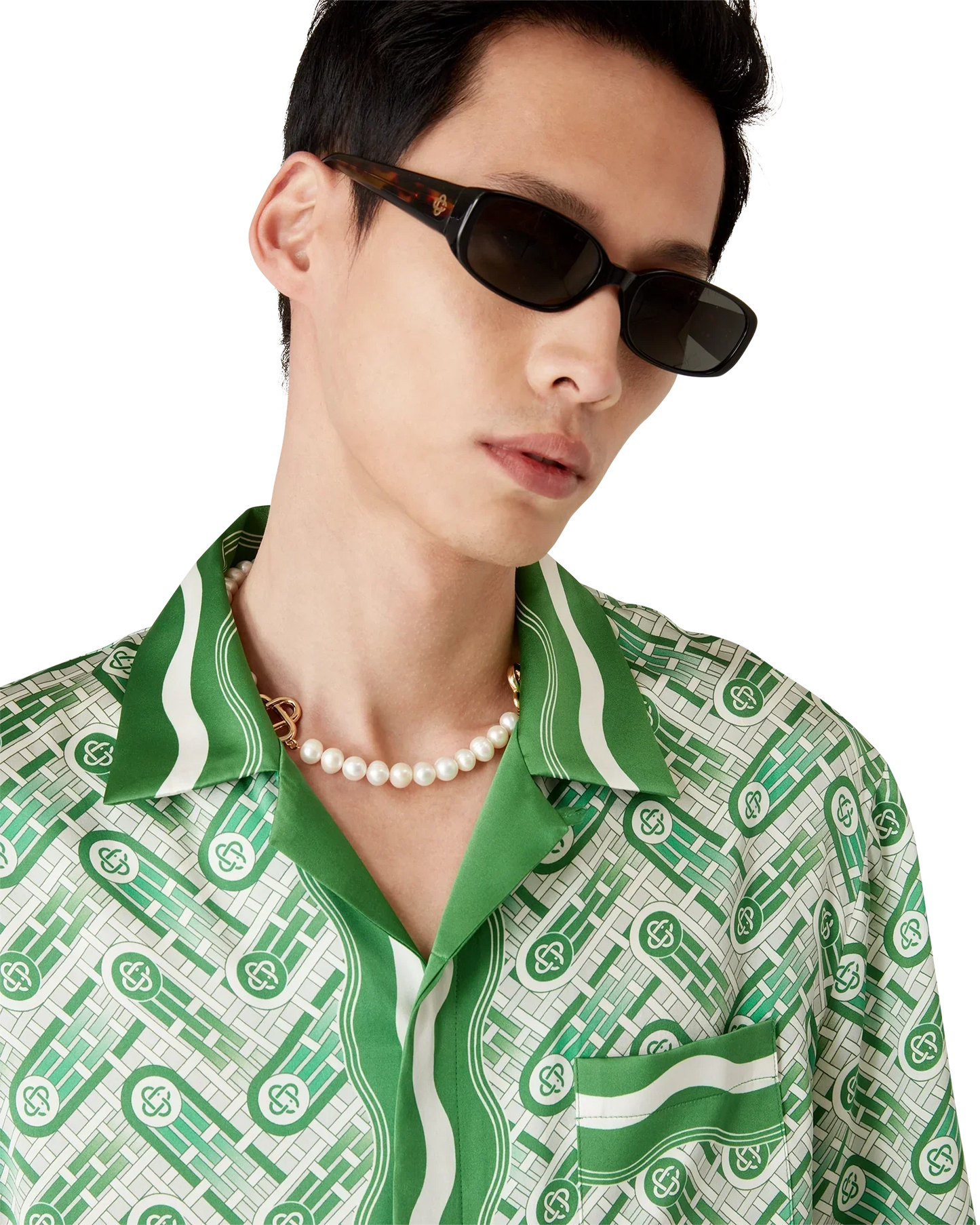 Ping Pong Short Sleeve Silk Shirt | Casablanca Paris | Image 9