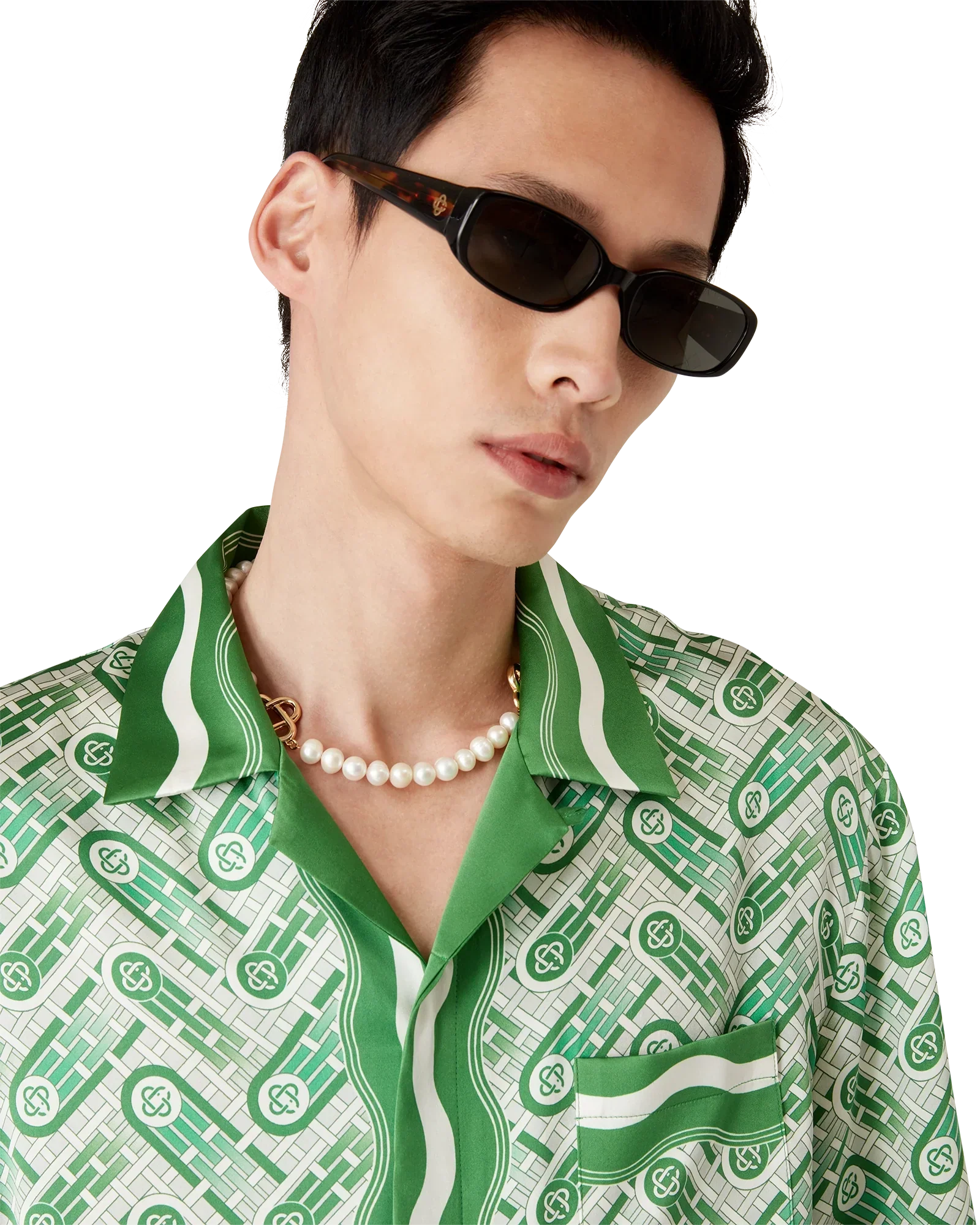 Ping Pong Short Sleeve Silk Shirt | Casablanca Paris | Image 9