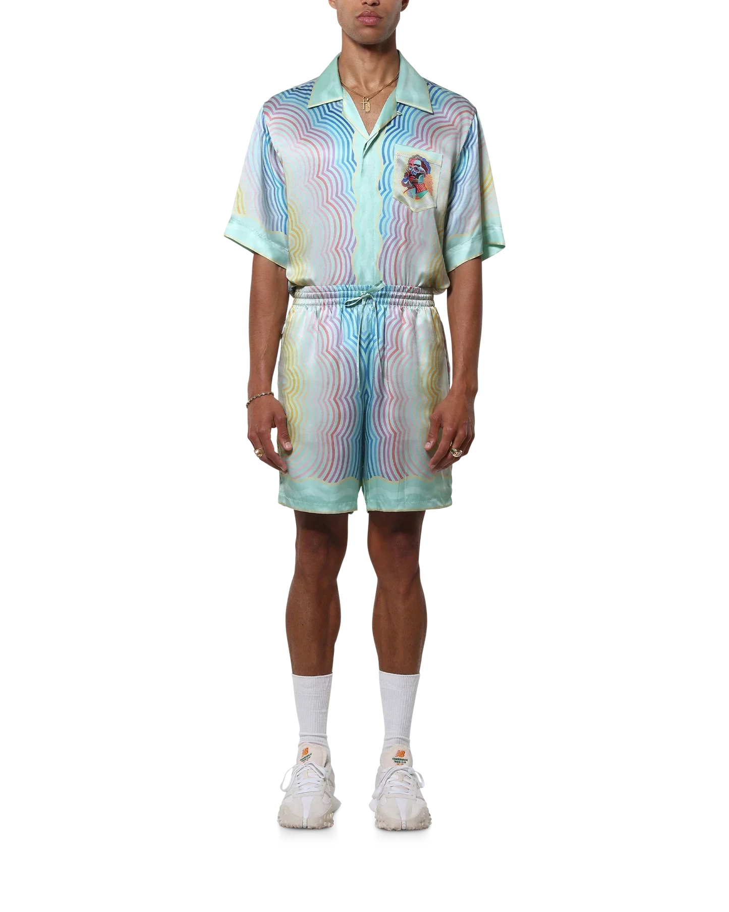 Masao San Silk Shorts | Casablanca Paris | Image 2