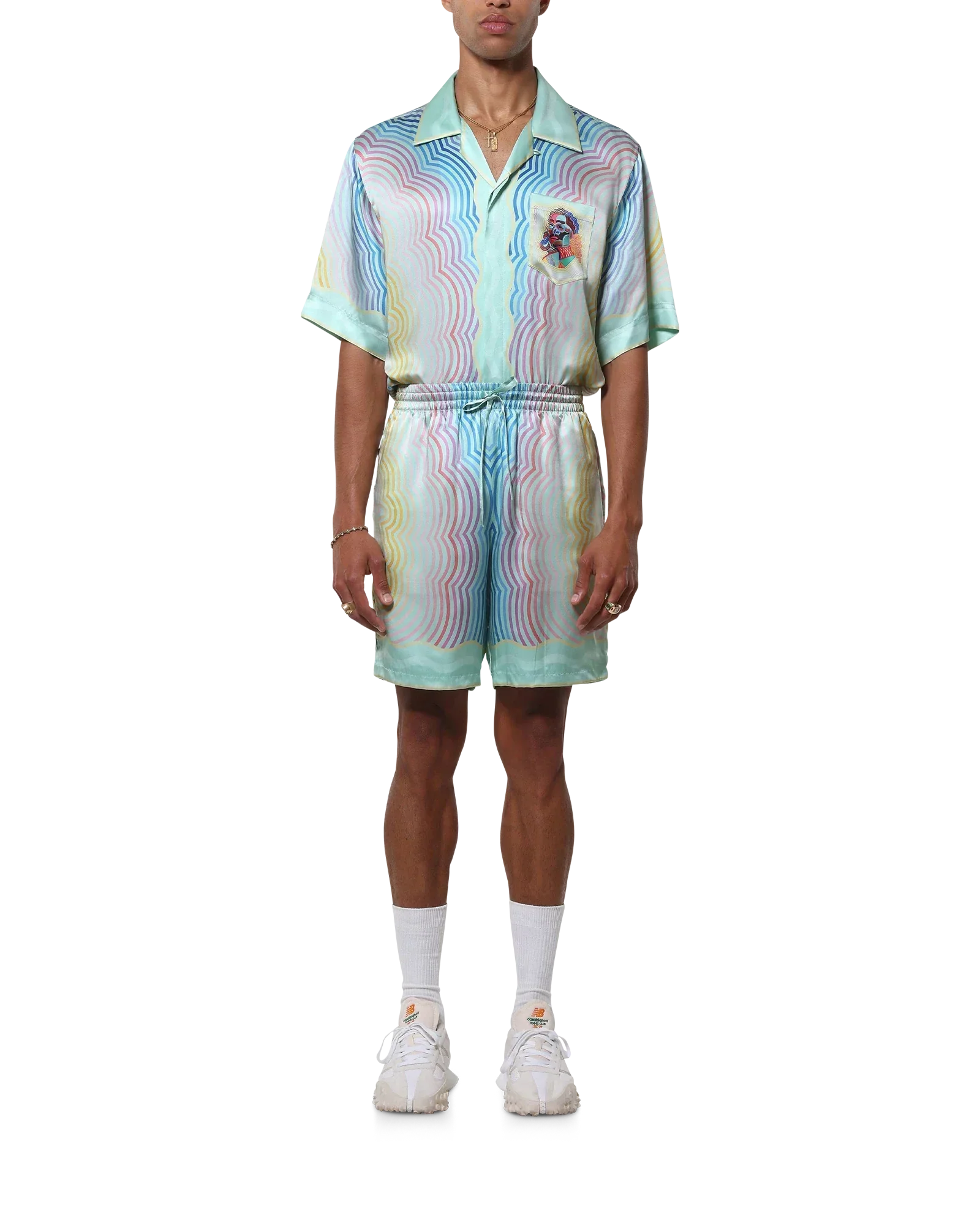 Masao San Silk Shorts | Casablanca Paris | Image 2