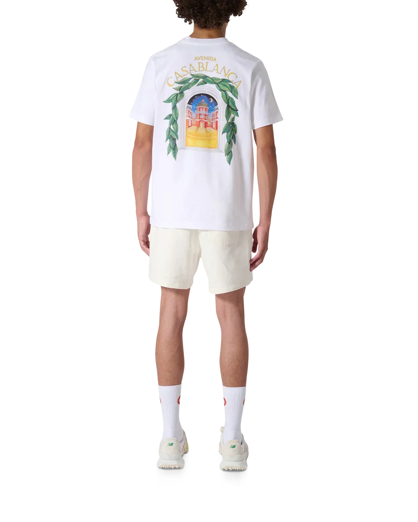 Casablanca Avenida Short Sleeve T-Shirt | Casablanca Paris | Image 3