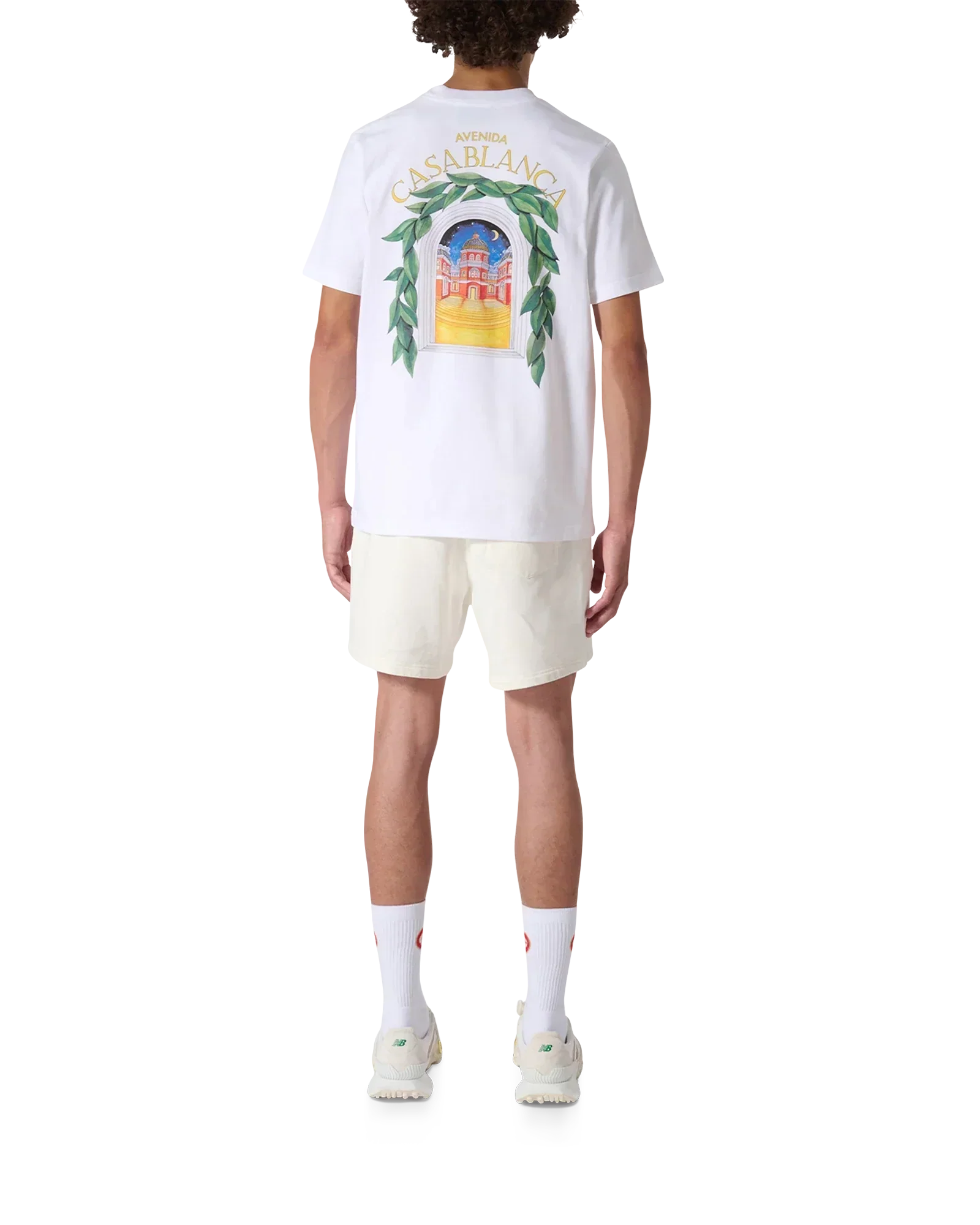 Casablanca Avenida Short Sleeve T-Shirt | Casablanca Paris | Image 3