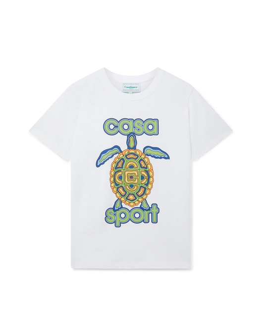 Casa Turtle Short Sleeve T-Shirt | Casablanca Paris | Image 1