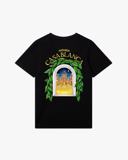Casablanca Avenida Short Sleeve T-Shirt | Casablanca Paris | Image 1