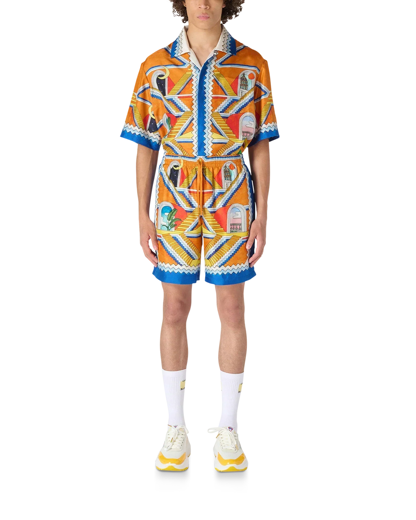 Escalier Infini Silk Shorts | Casablanca Paris | Image 2