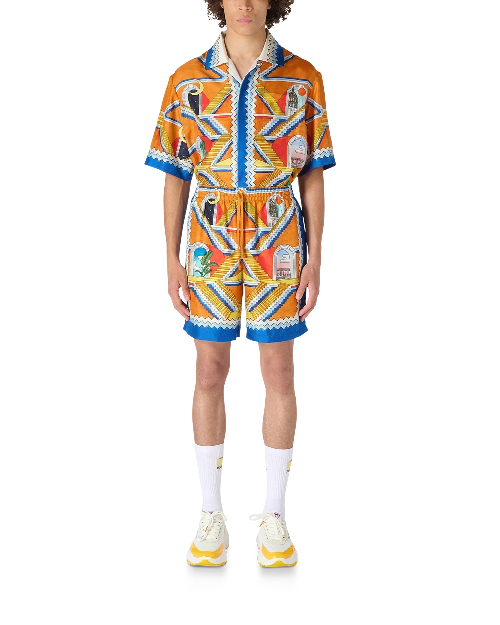 Escalier Infini Silk Shorts | Casablanca Paris | Image 2