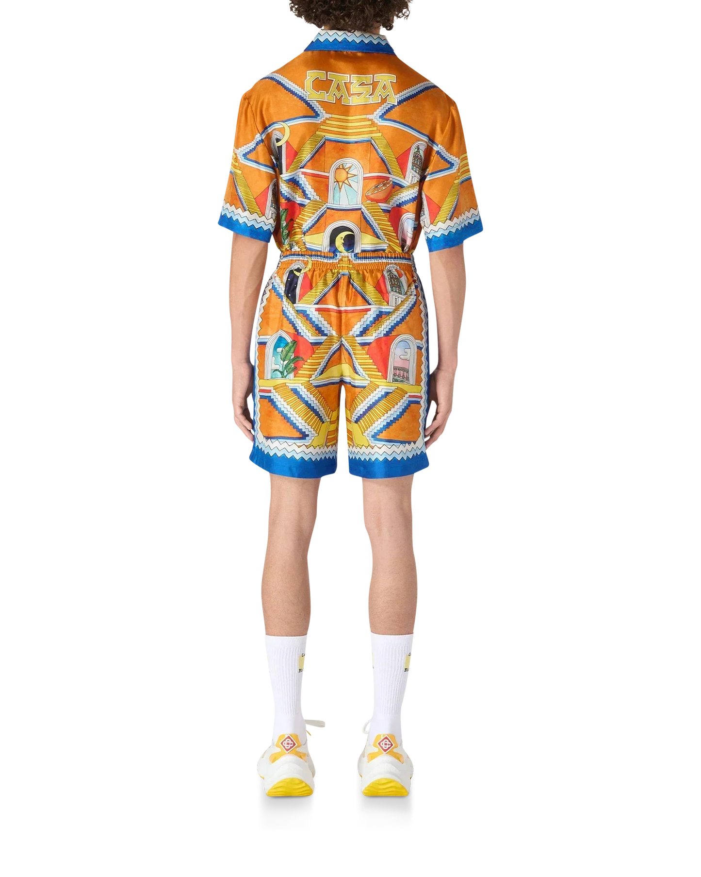 Escalier Infini Silk Shorts | Casablanca Paris | Image 3