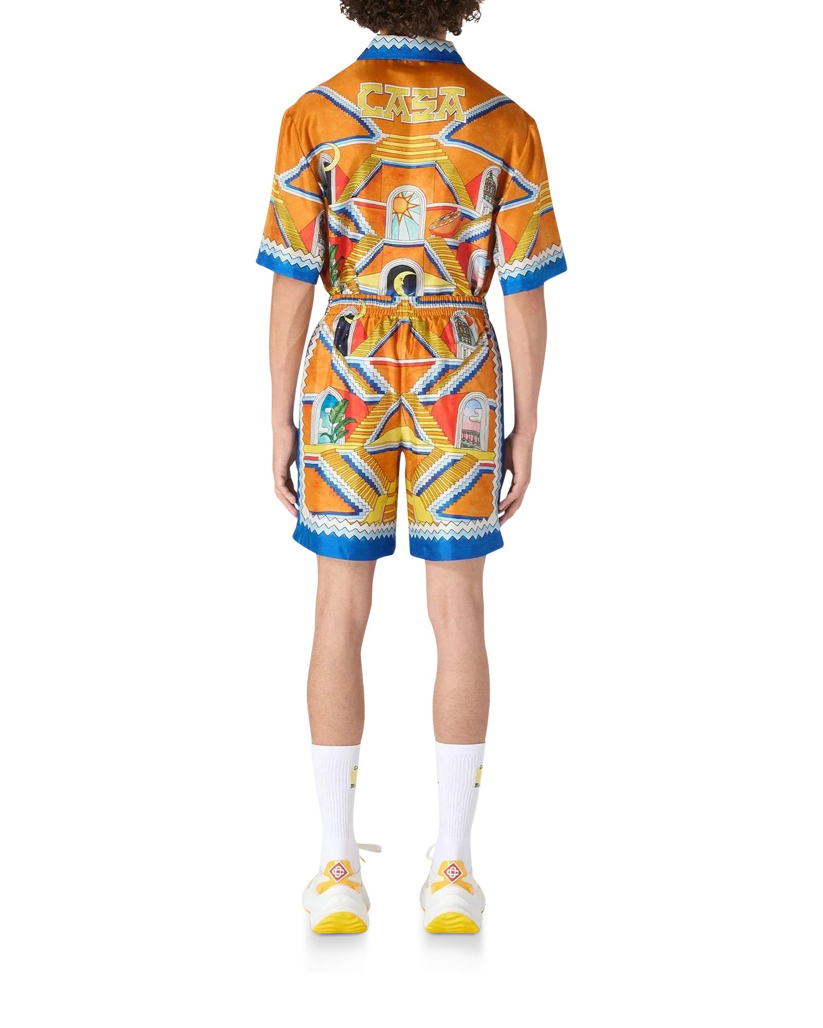 Escalier Infini Silk Shorts | Casablanca Paris | Image 3