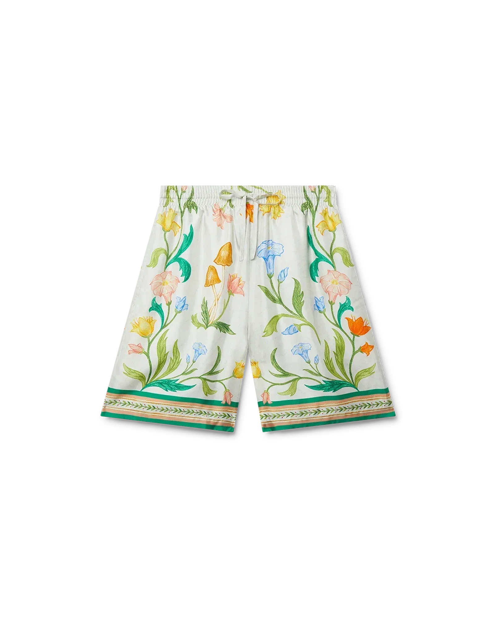 L'Arche Fleurie Silk Shorts | Casablanca Paris | Image 1