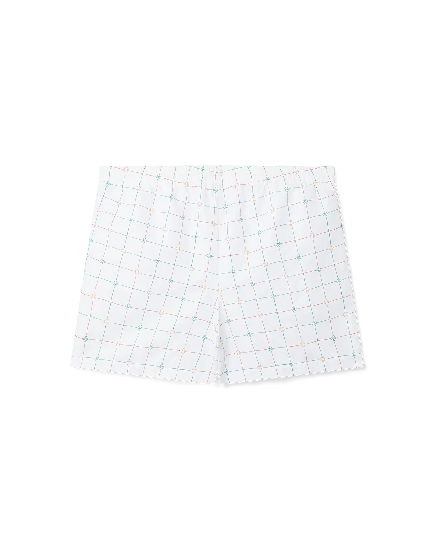 Tennis Check Swim Trunks | Casablanca Paris | Image 4
