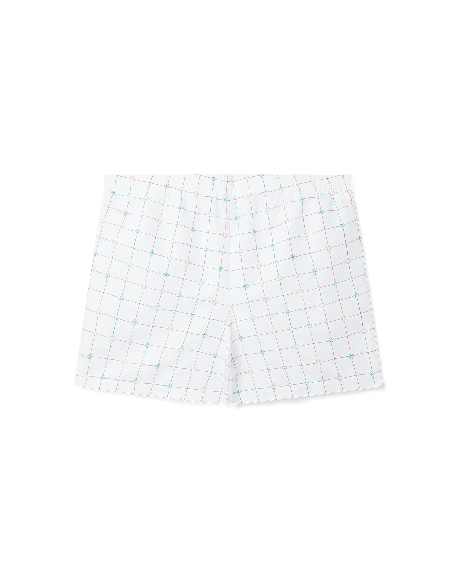 Tennis Check Swim Trunks | Casablanca Paris | Image 4